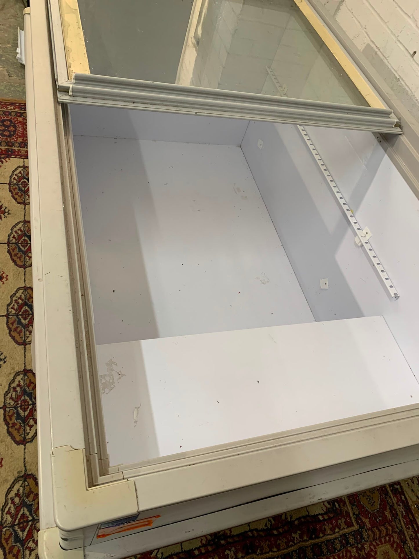 Long Commercial Glass Chest Freezer For Sale