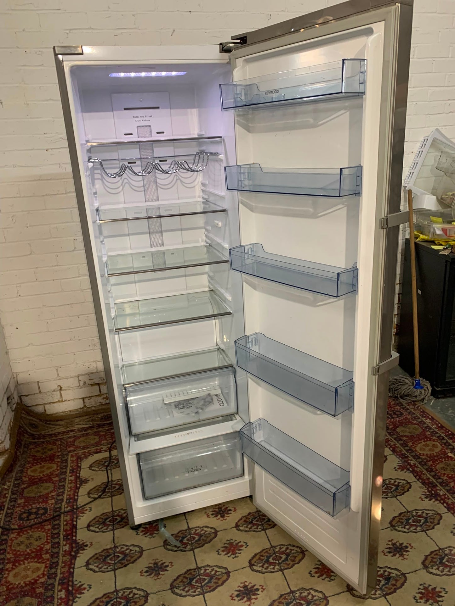 185CM Kenwood Standing Fridge Stainless Steel For Sale