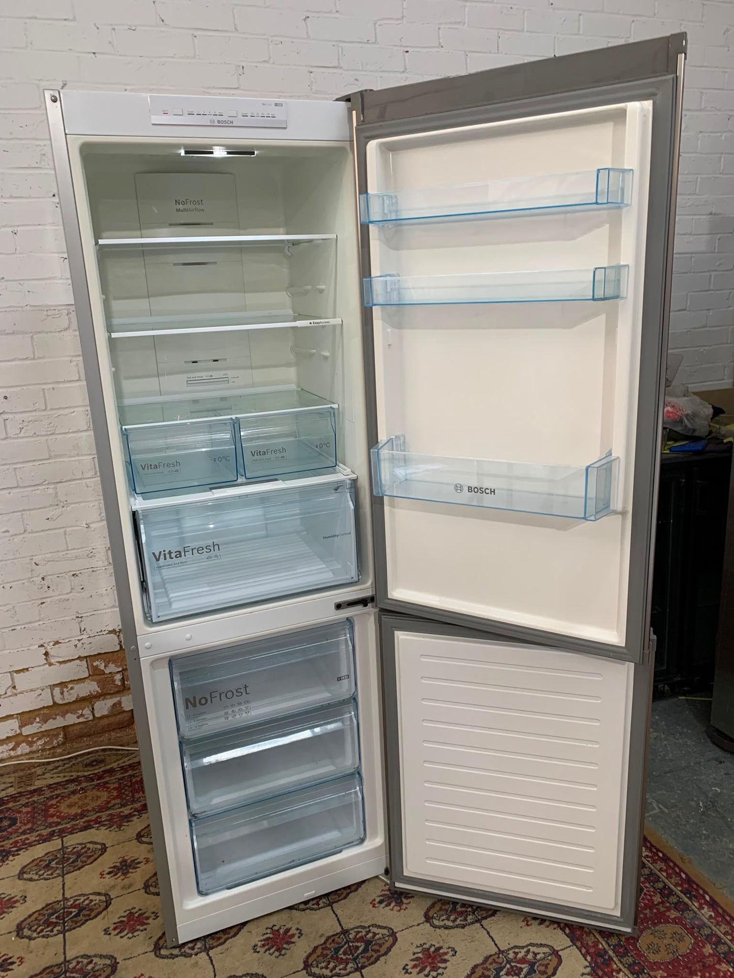 Bosch Stainless Steel Fridge Freezer For Sale