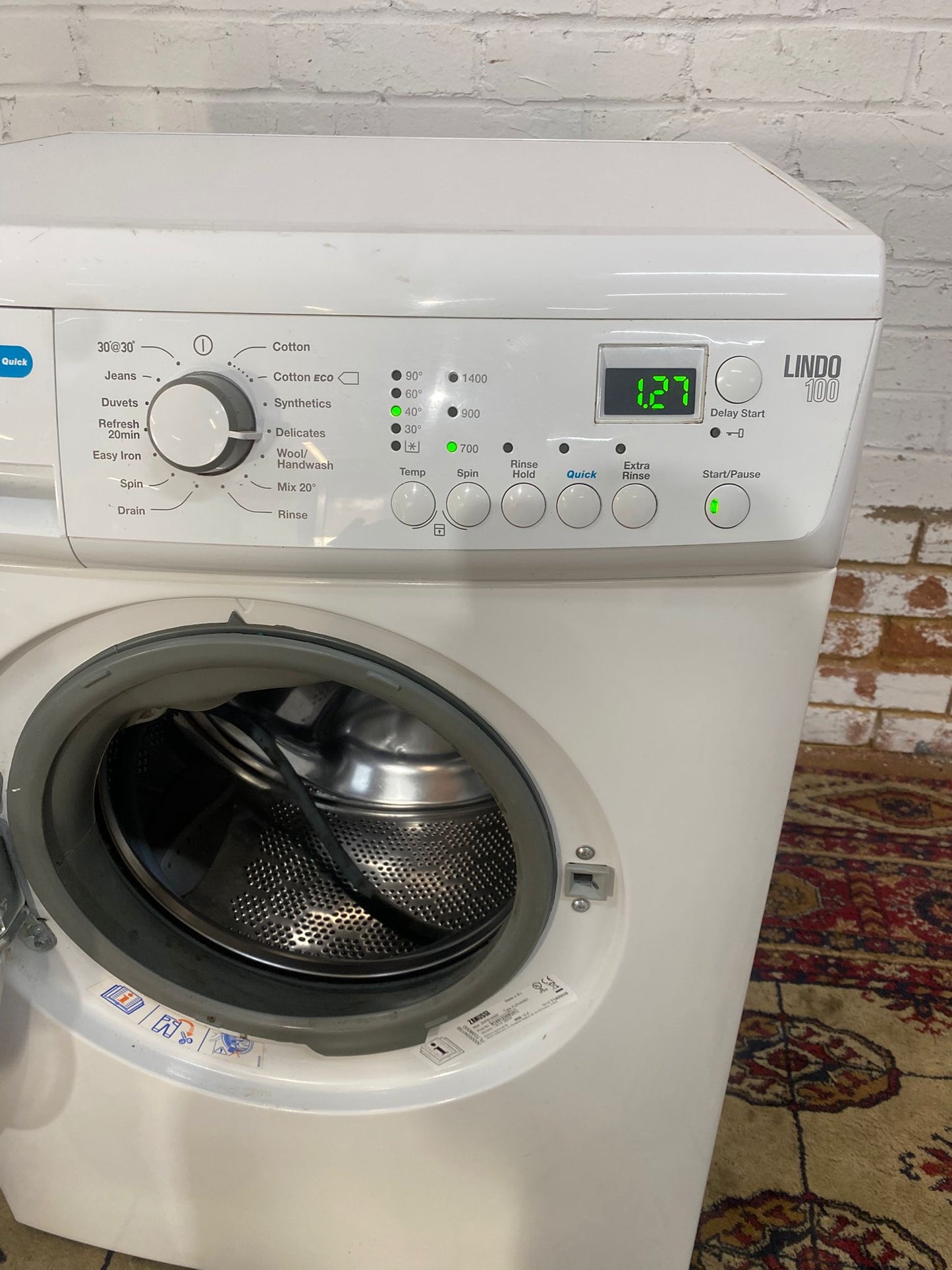 Zanussi 8KG Washing Machine For Sale