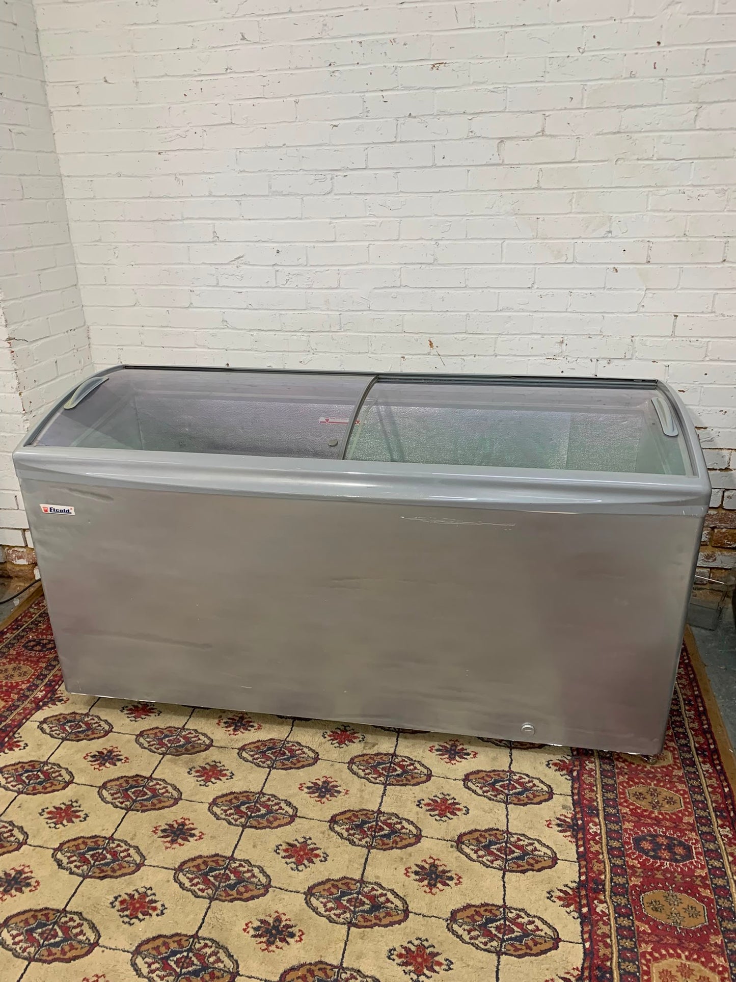 1.7M Long Commercial Glass Chest Freezer For Sale