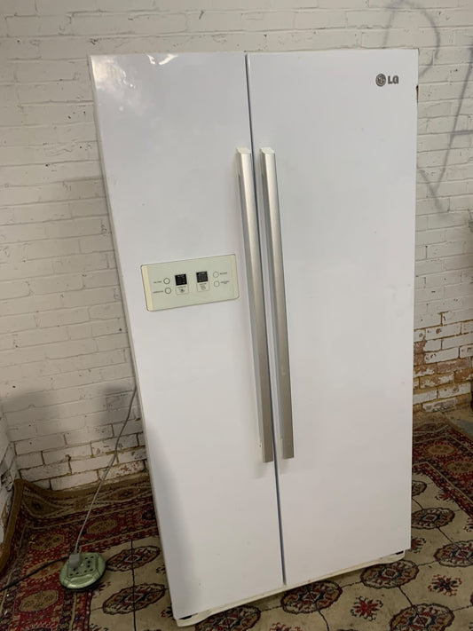 LG White American Double Door Fridge Freezer