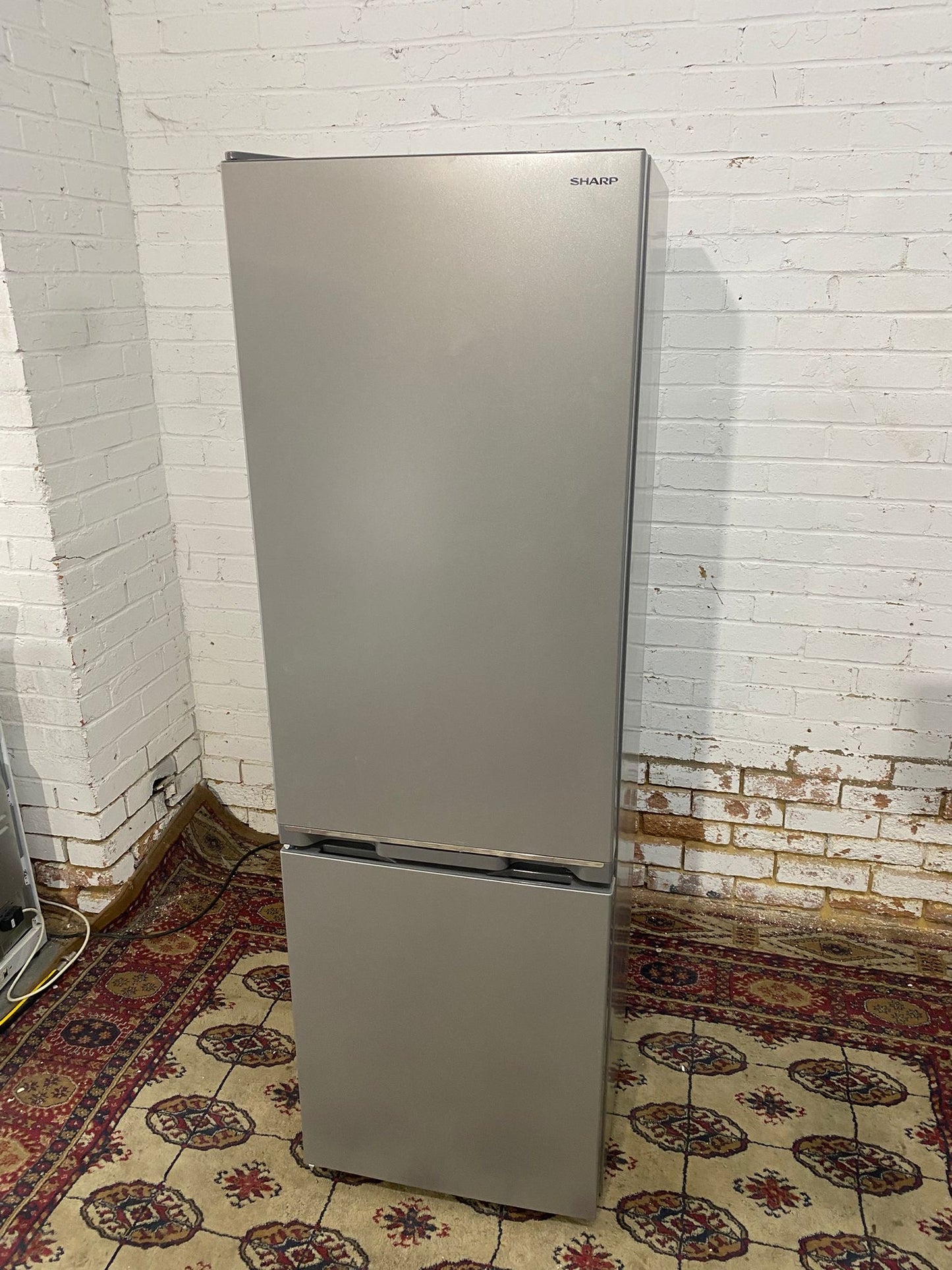 Beautiful Sharp Grey Fridge Freezer For Sale