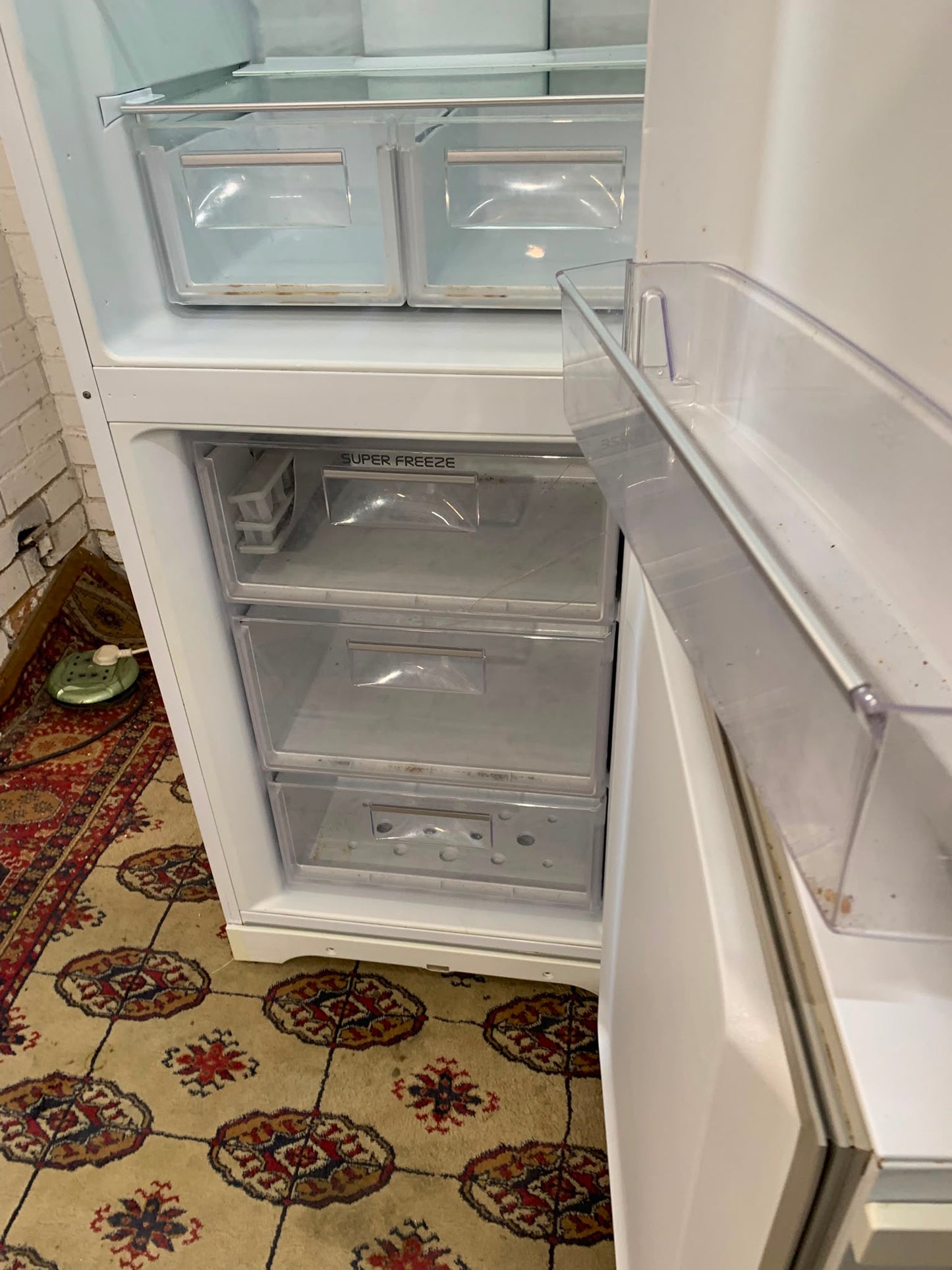 Tall HotPoint White Fridge Freezer With Water Dispenser For Sale
