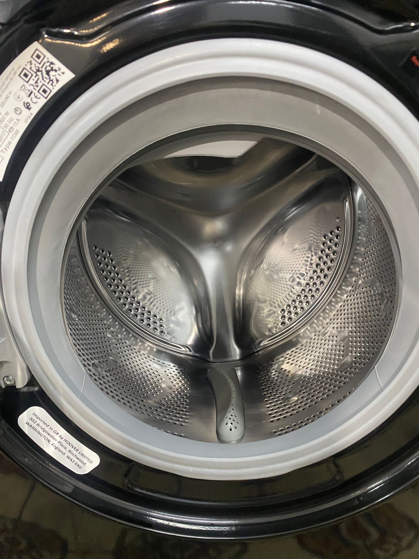 10KG Hoover Black Washing Machine  For Sale