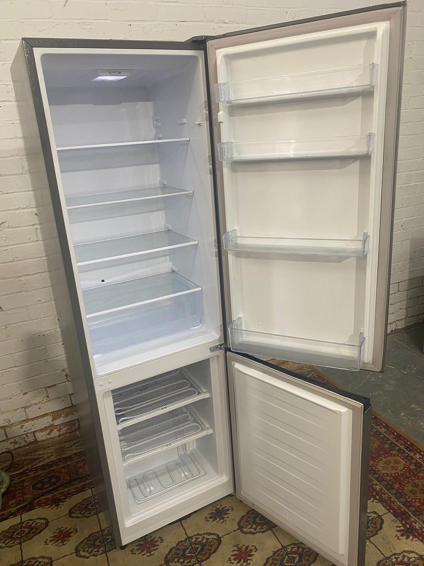 FridgeMaster Grey Fridge Freezer For Sale
