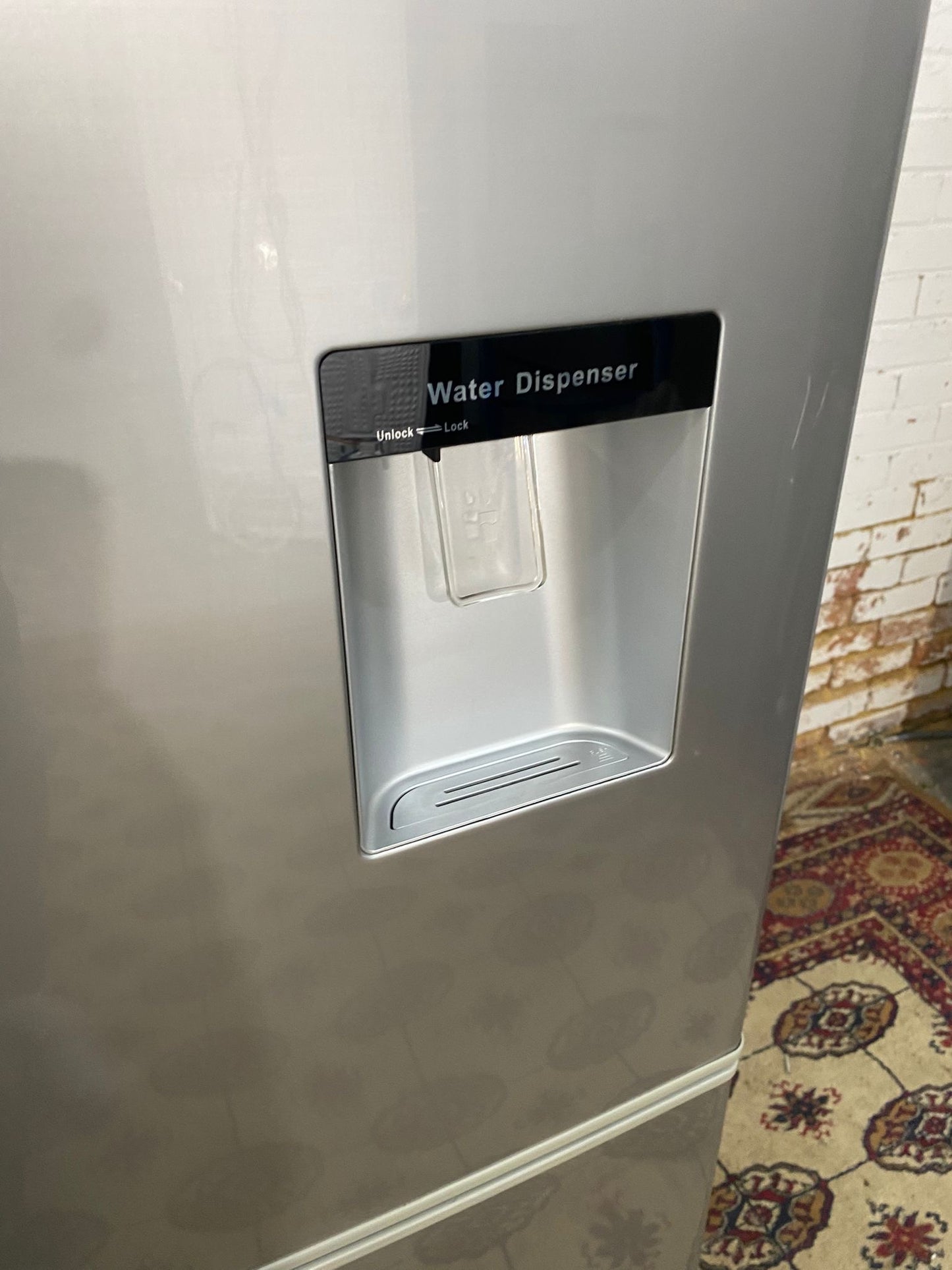 FridgeMaster Grey Water Dispenser Fridge Freezer For Sale