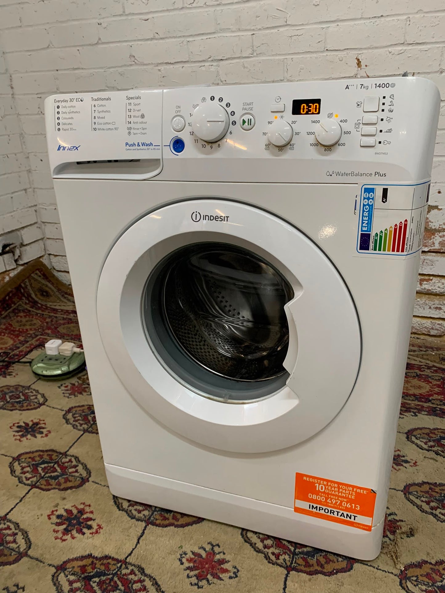 Indesit 7KG Washing Machine For Sale