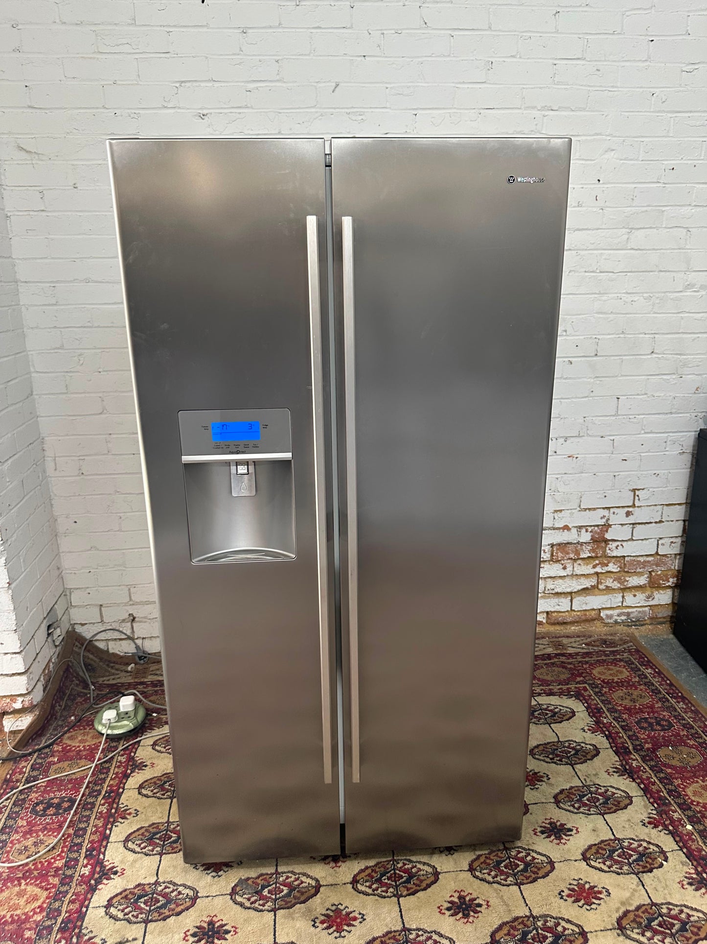 American Import WestingHouse Brand Double American Fridge Freezer For Sale