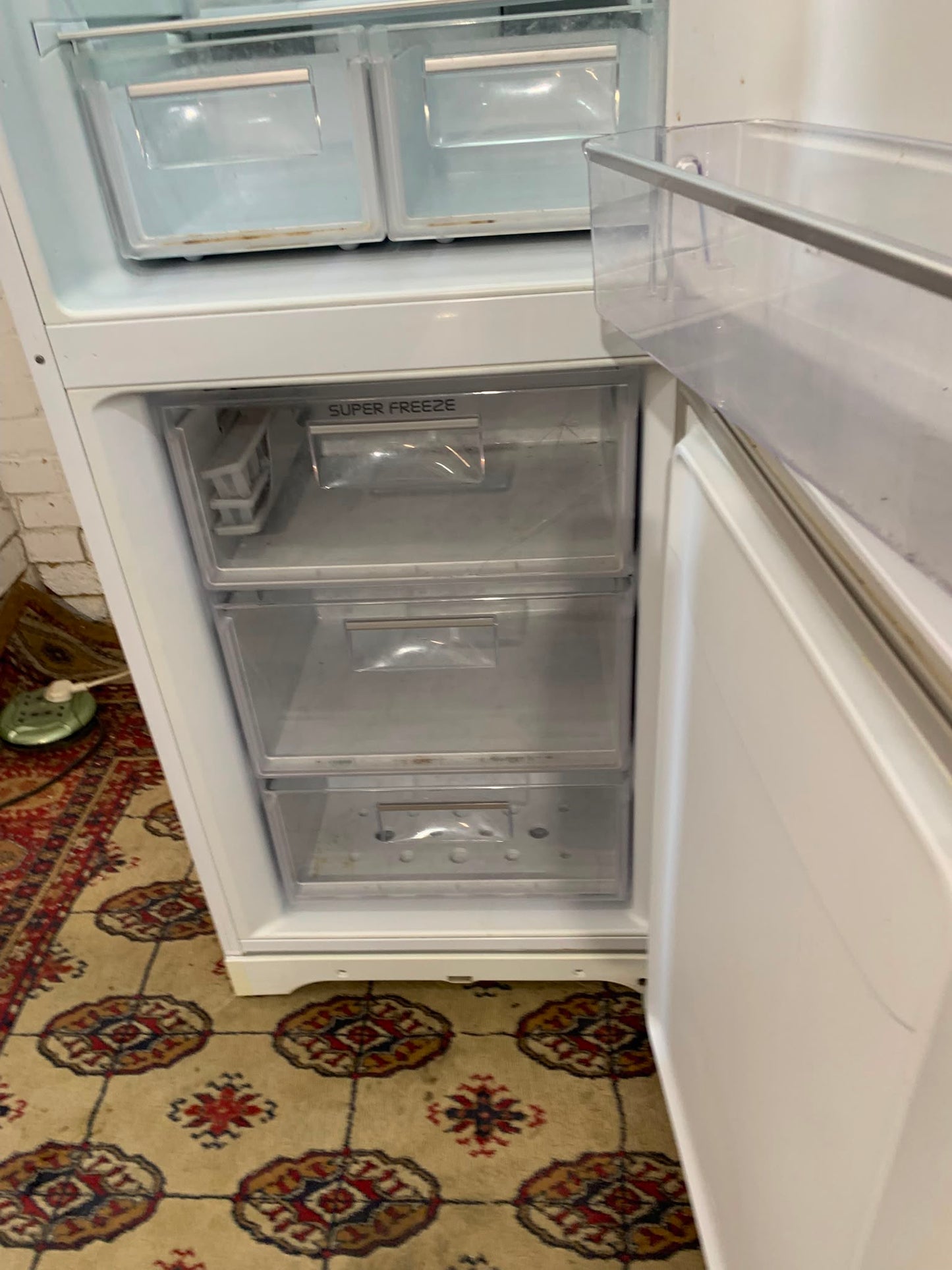 Tall HotPoint White Fridge Freezer With Water Dispenser For Sale
