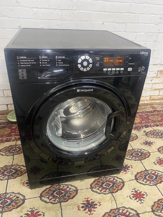 HotPoint A+ 9KG Black Washing Machine For Sale