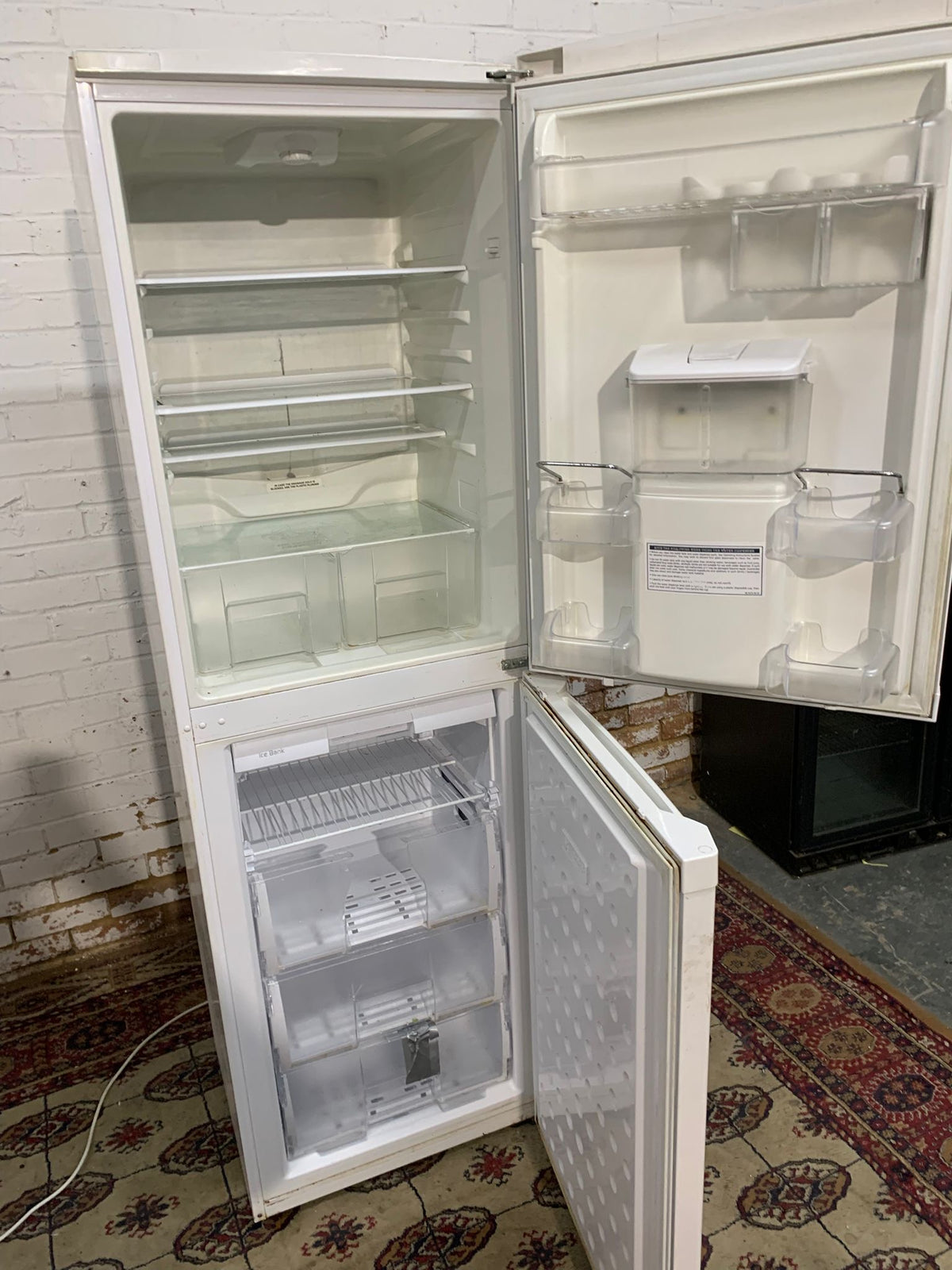180CM Tall Beko White Fridge Freezer