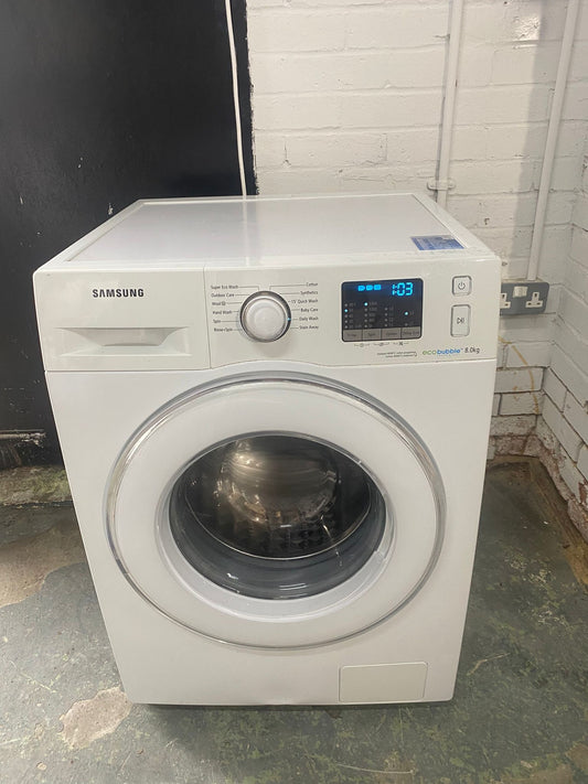 Samsung EcoBubble 8KG Washing Machine In White For Sale