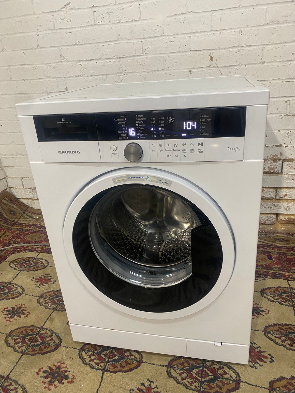 Fully Digital Grundin Washing Machine