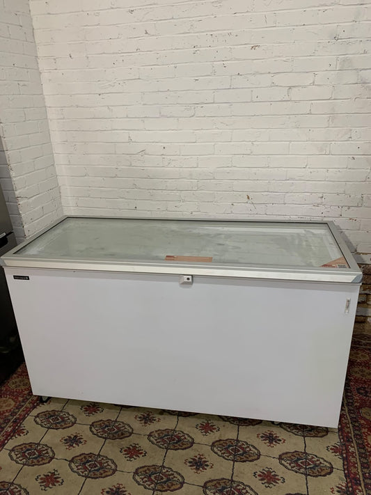 Large Commercial Glass Chest Freezer