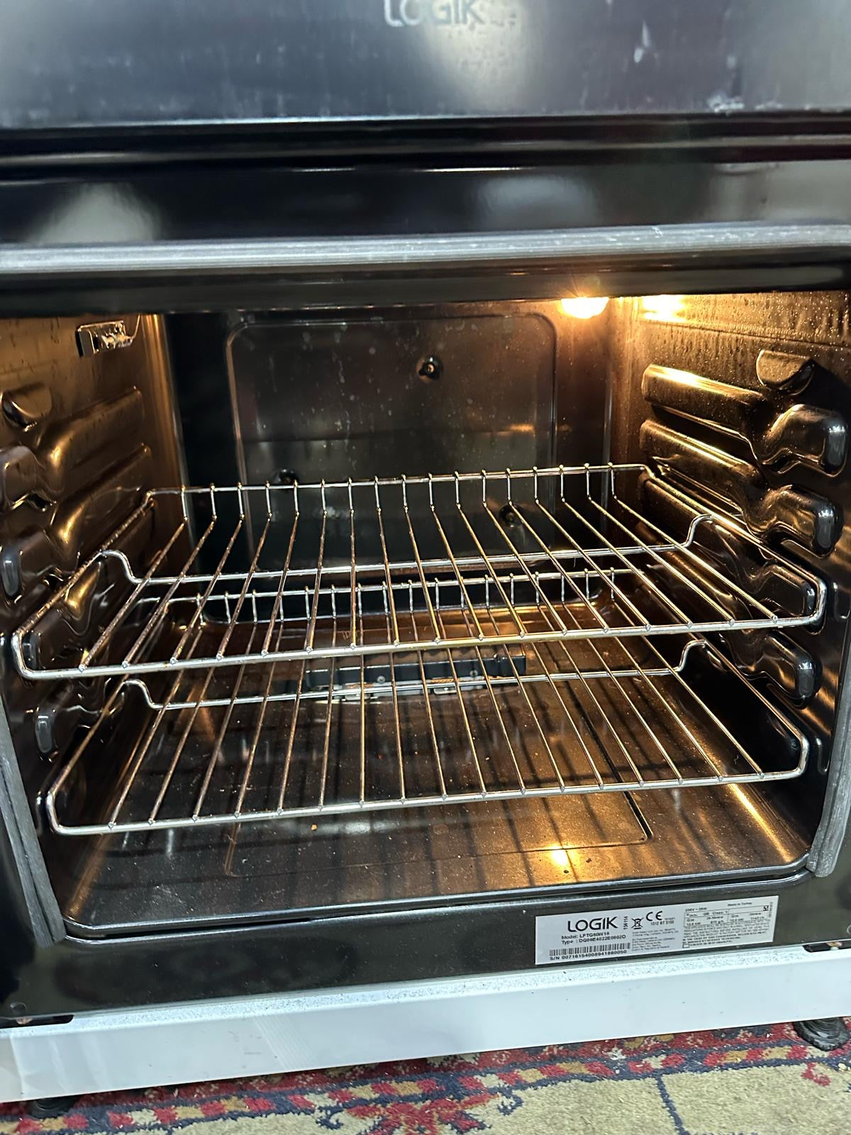 Logik White 60 CM Gas Cooker With Oven/Grill For Sale