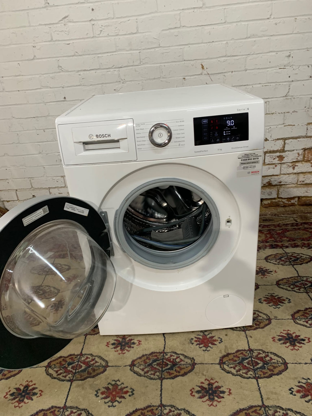 BOSCH SERIES 6 Fully Loaded 9KG Washing Machine (video available)