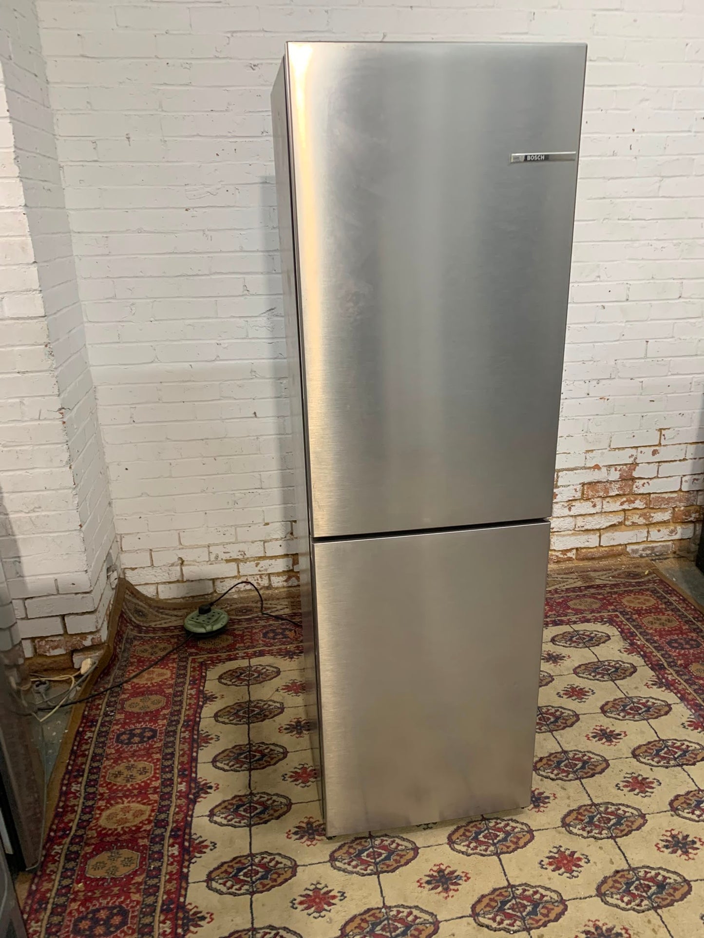 Bosch Silver Grey Fridge Freezer For Sale