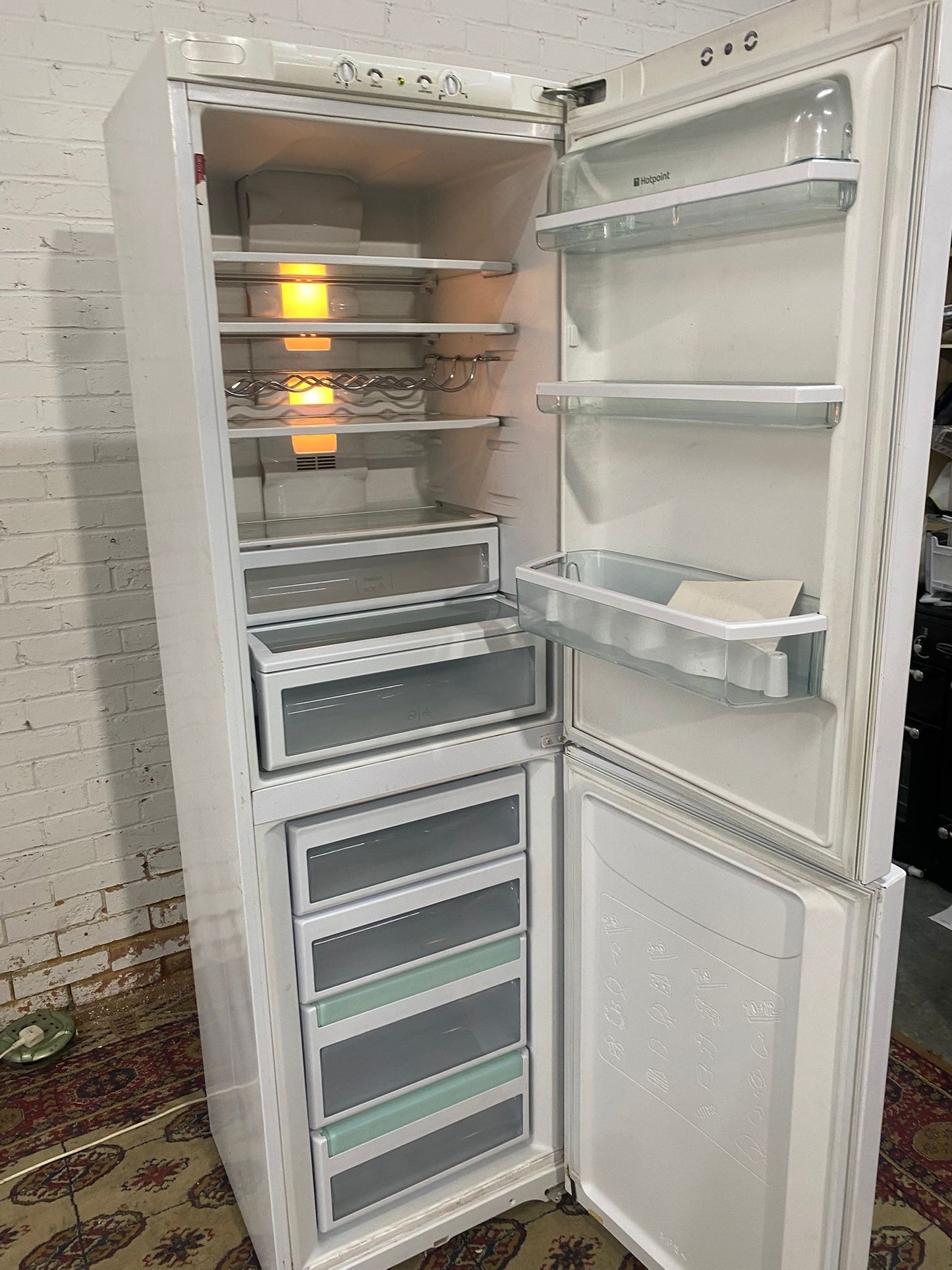 HotPoint 2M Tall Fridge Freezer For Sale
