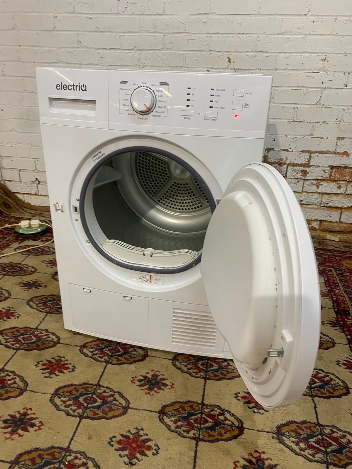 Electria 8KG Condenser Dryer With Light Inside For Sale