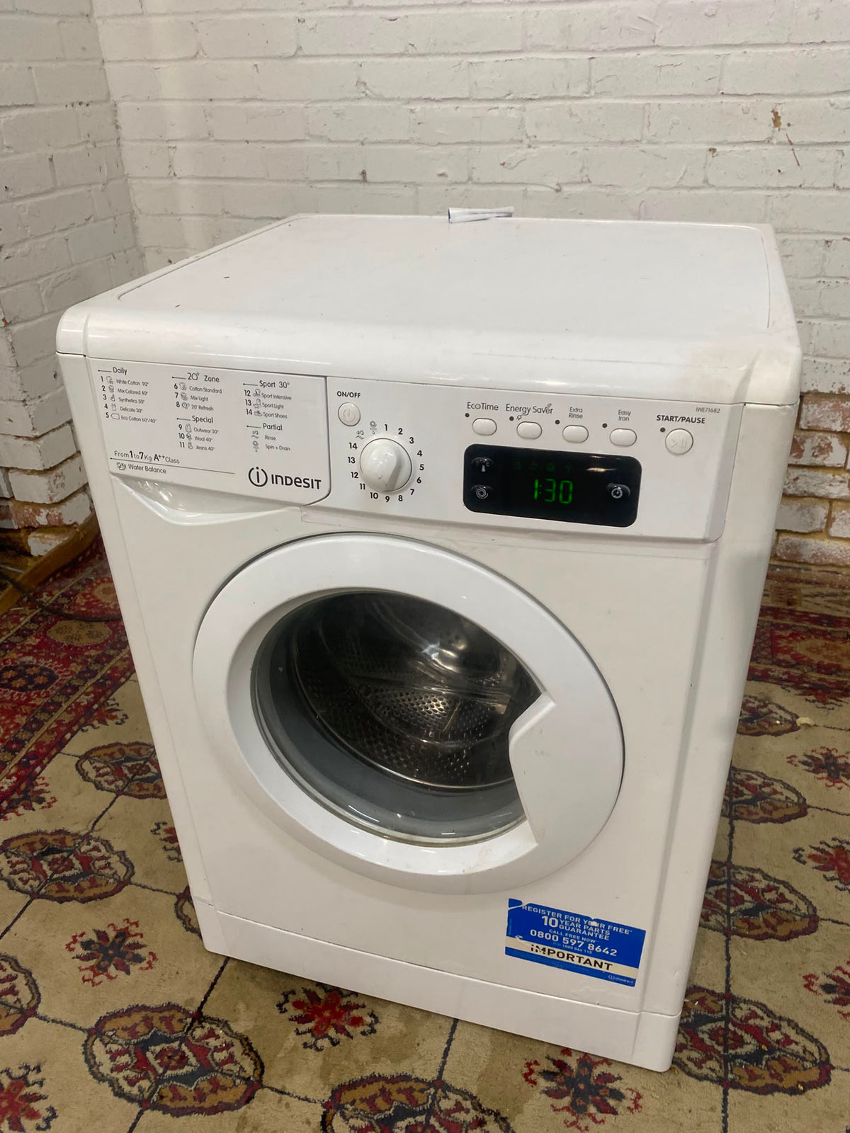 Indesit White 7KG Washing Machine