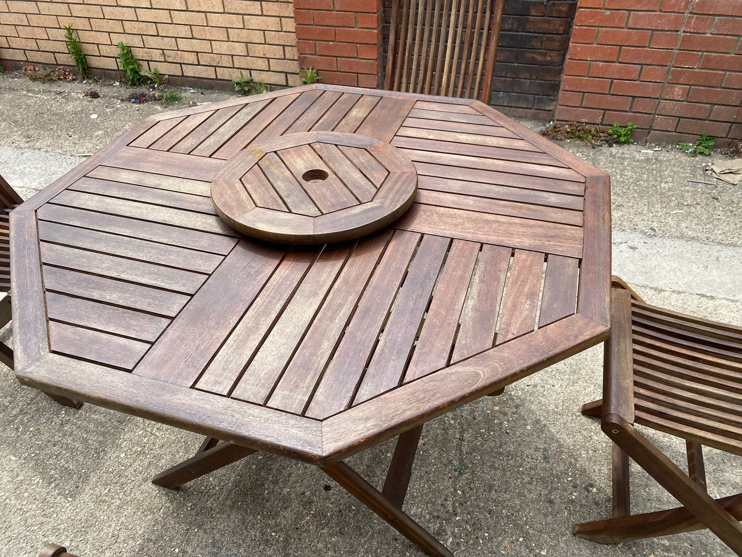Branded Wooden Table With 4 Chairs For Sale