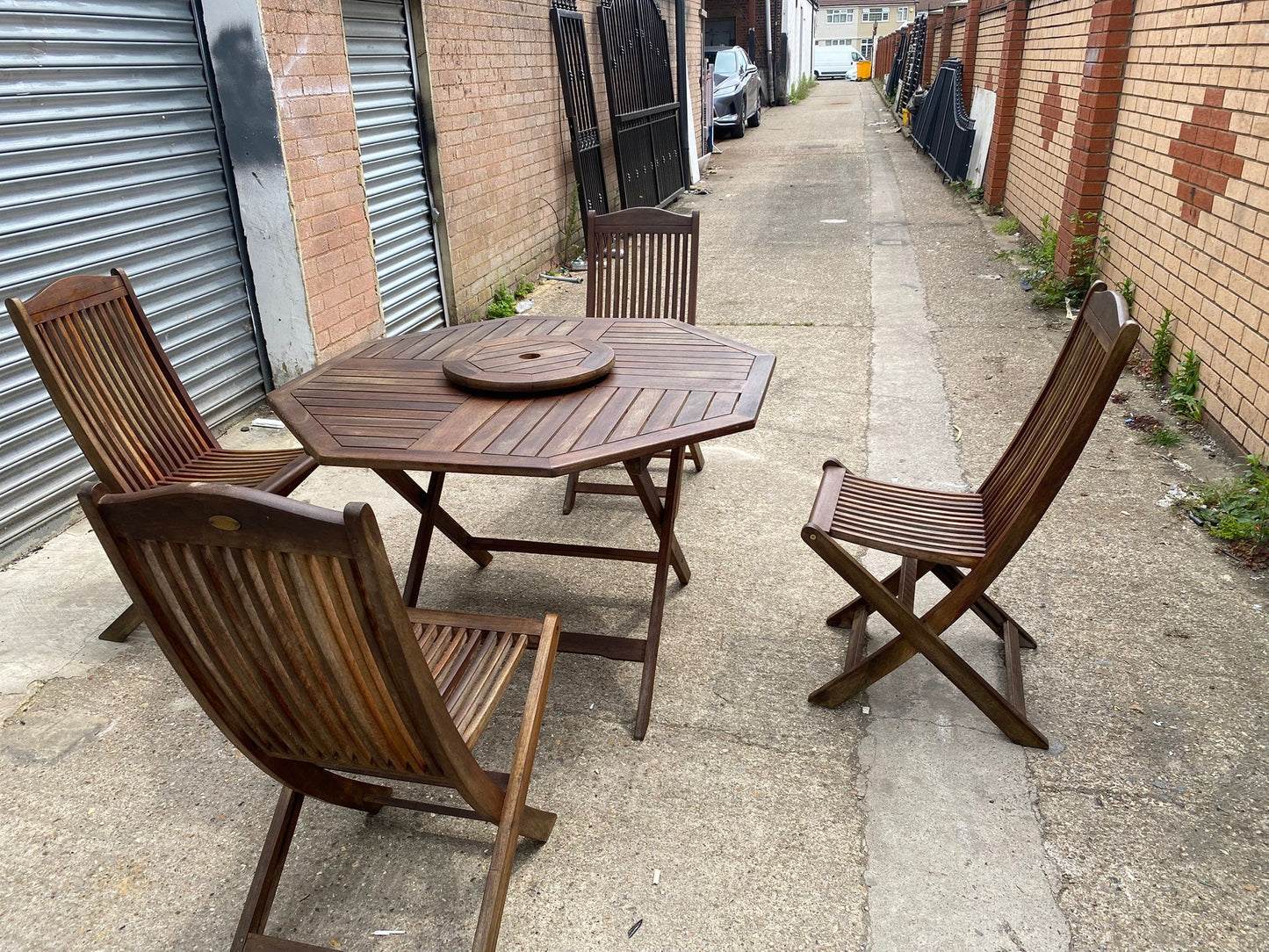 Branded Wooden Table With 4 Chairs For Sale