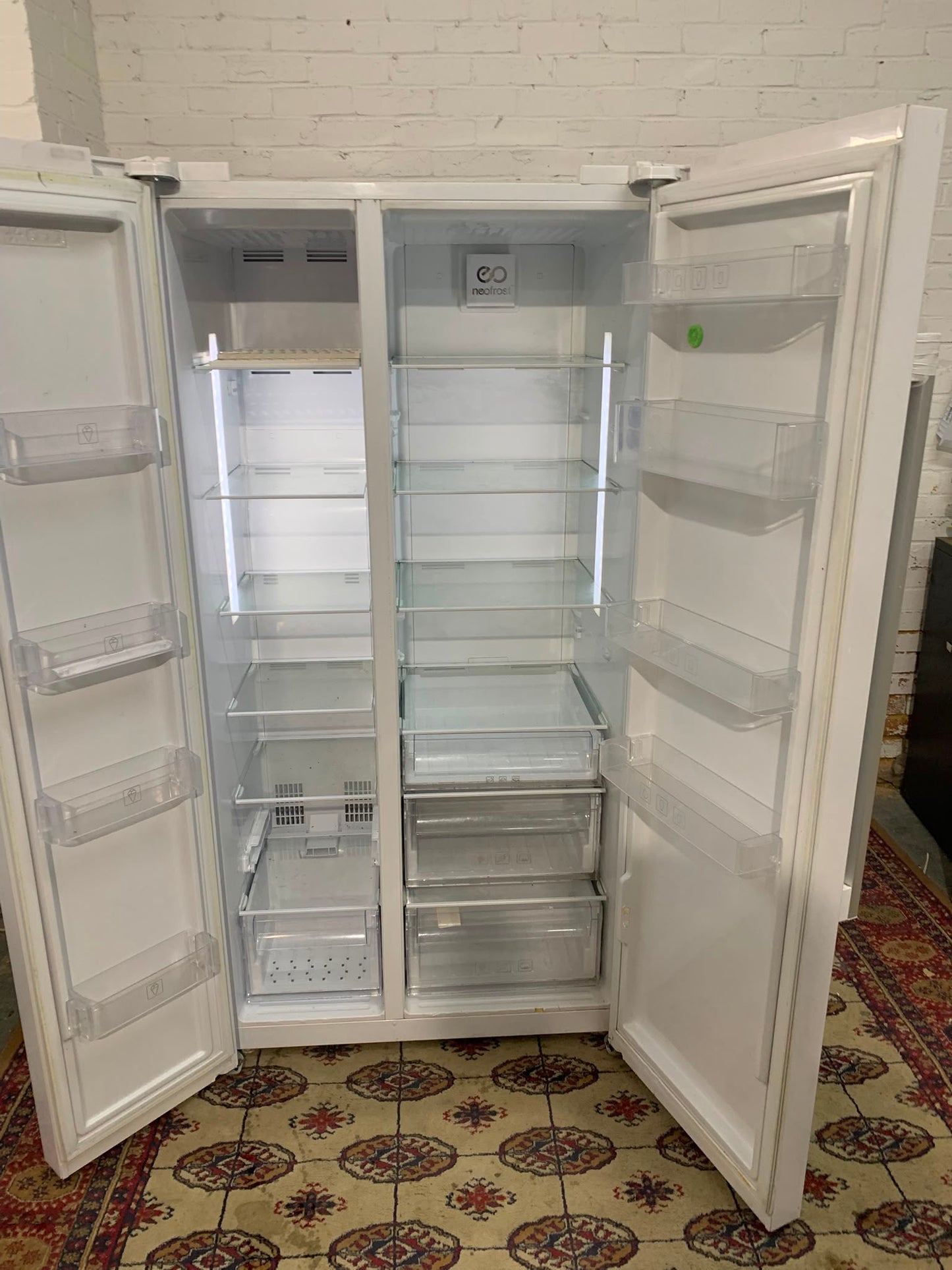 Beko White Double Door American Fridge Freezer For Sale