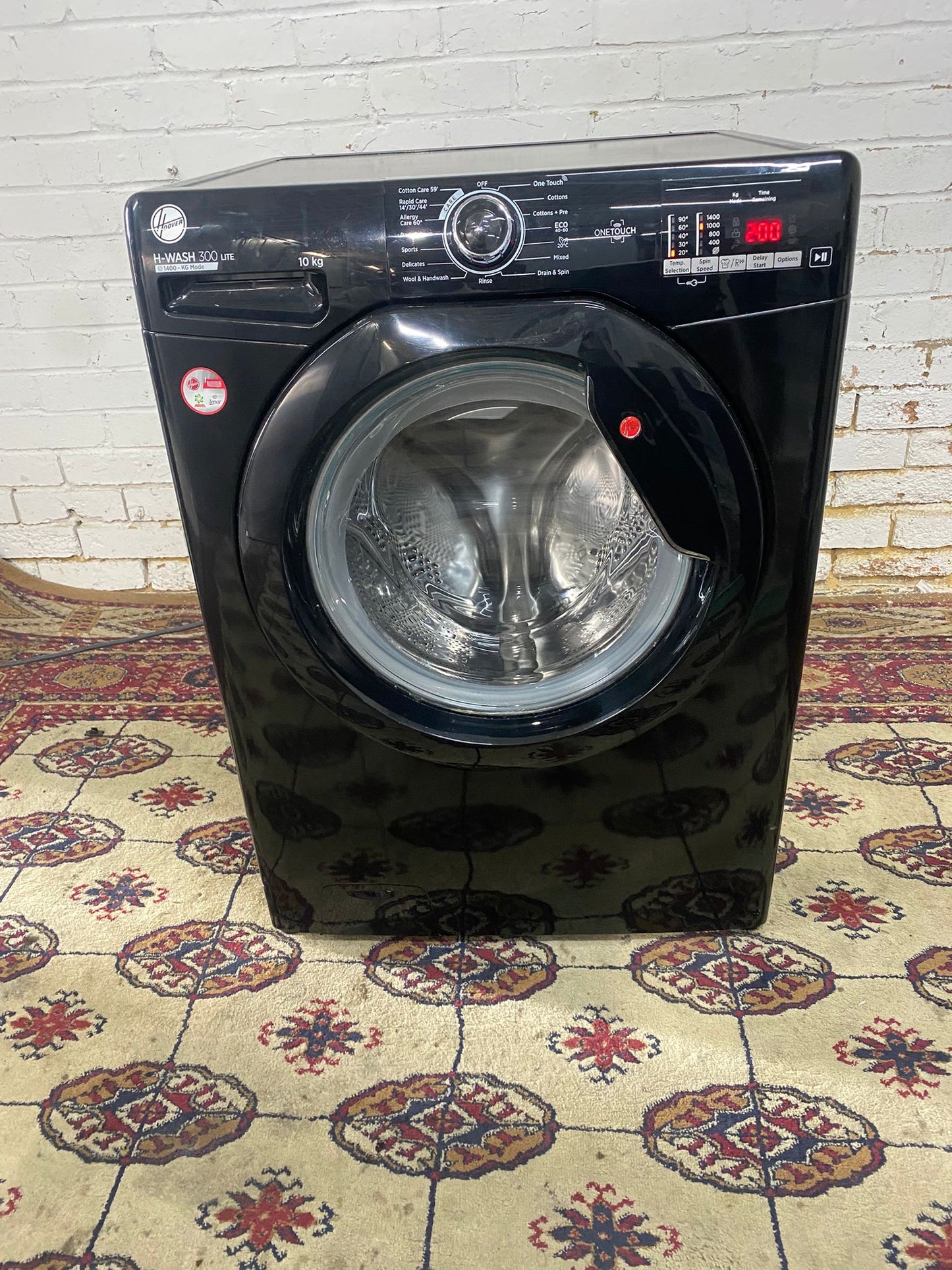 10KG Hoover Black Washing Machine  For Sale