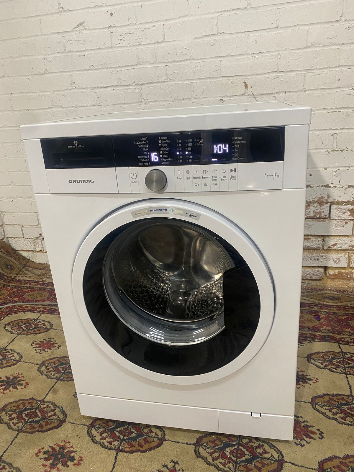 Fully Digital Grundin Washing Machine