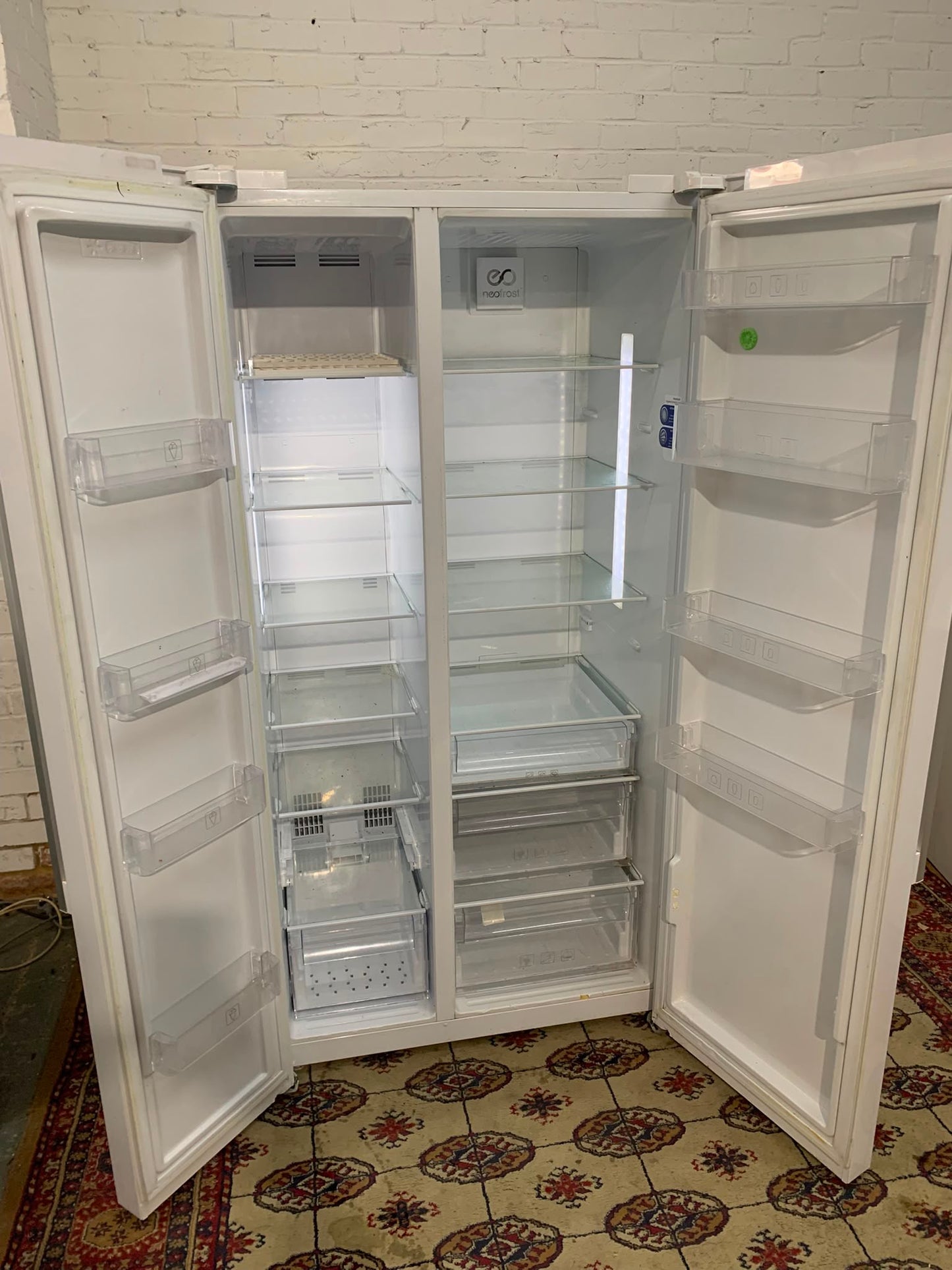 Beko White Double Door American Fridge Freezer For Sale