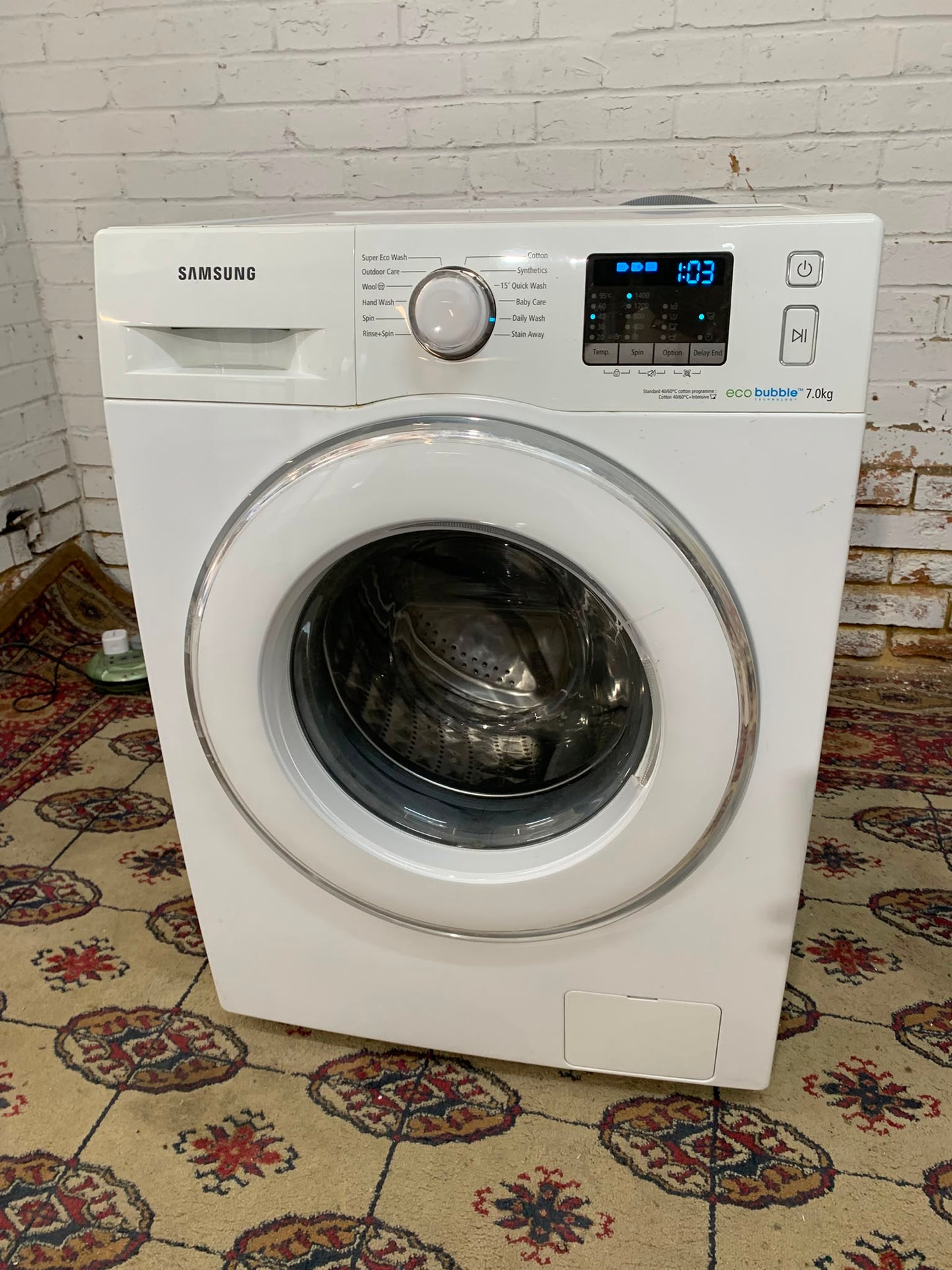 Samsung White 7KG Washing Machine For Sale