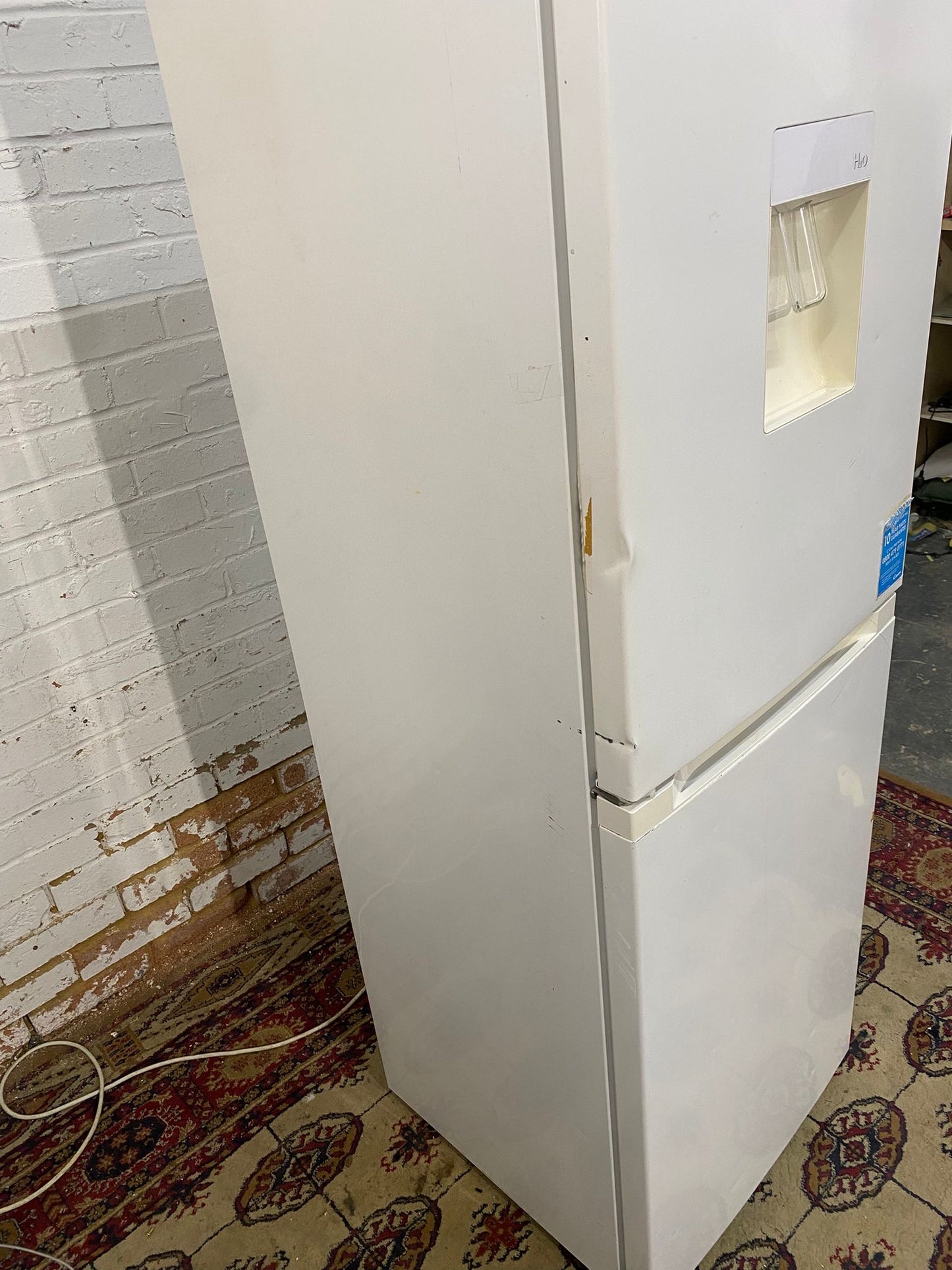 Tall Candy White Fridge Freezer For Sale