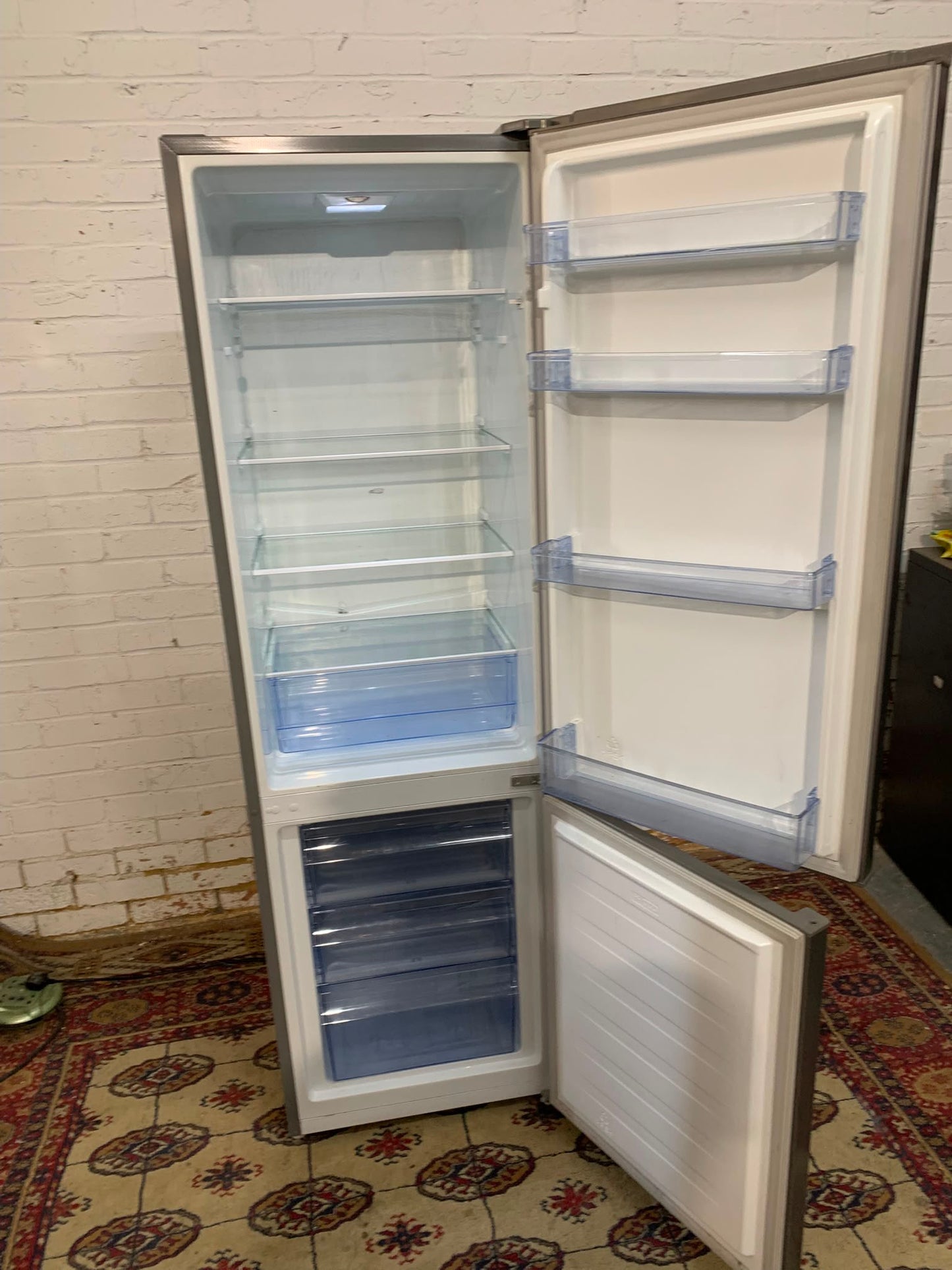 FridgeMaster Grey Fridge Freezer For Sale