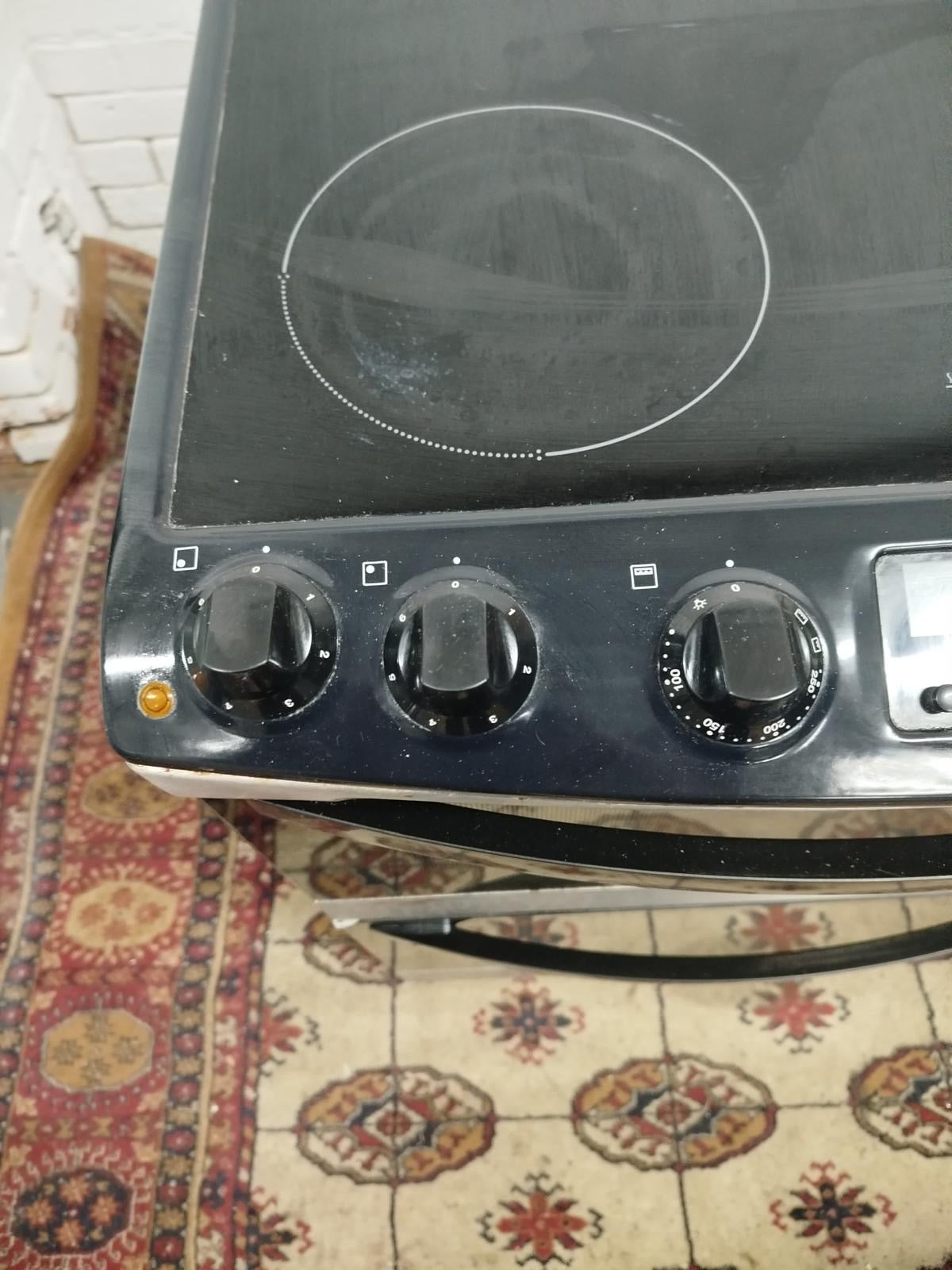 Zanussi 60CM Black Electric Cooker With Dual Oven/Grill For Sale