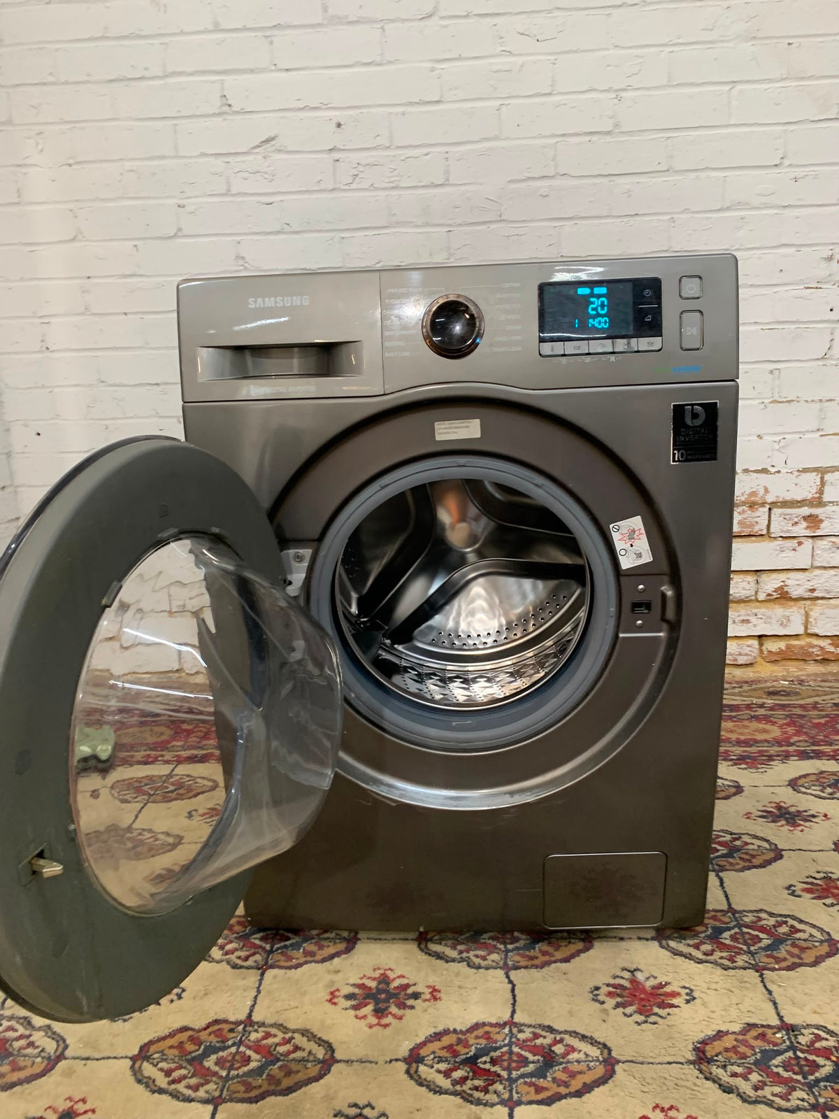 Samsung EcoBubble 9KG Stainless Steel Washing Machine For Sale