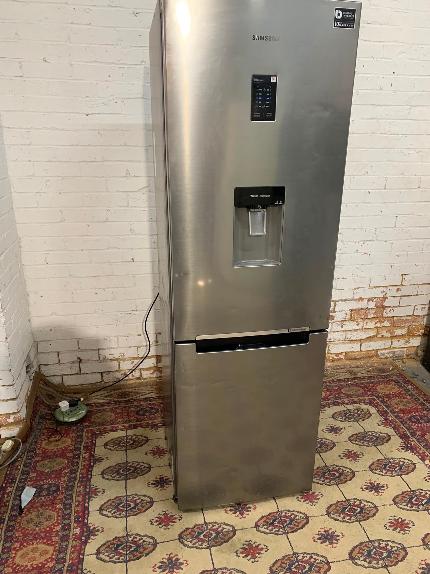 Samsung 185CM Tall Stainless Steel Fridge Freezer Only For Sale