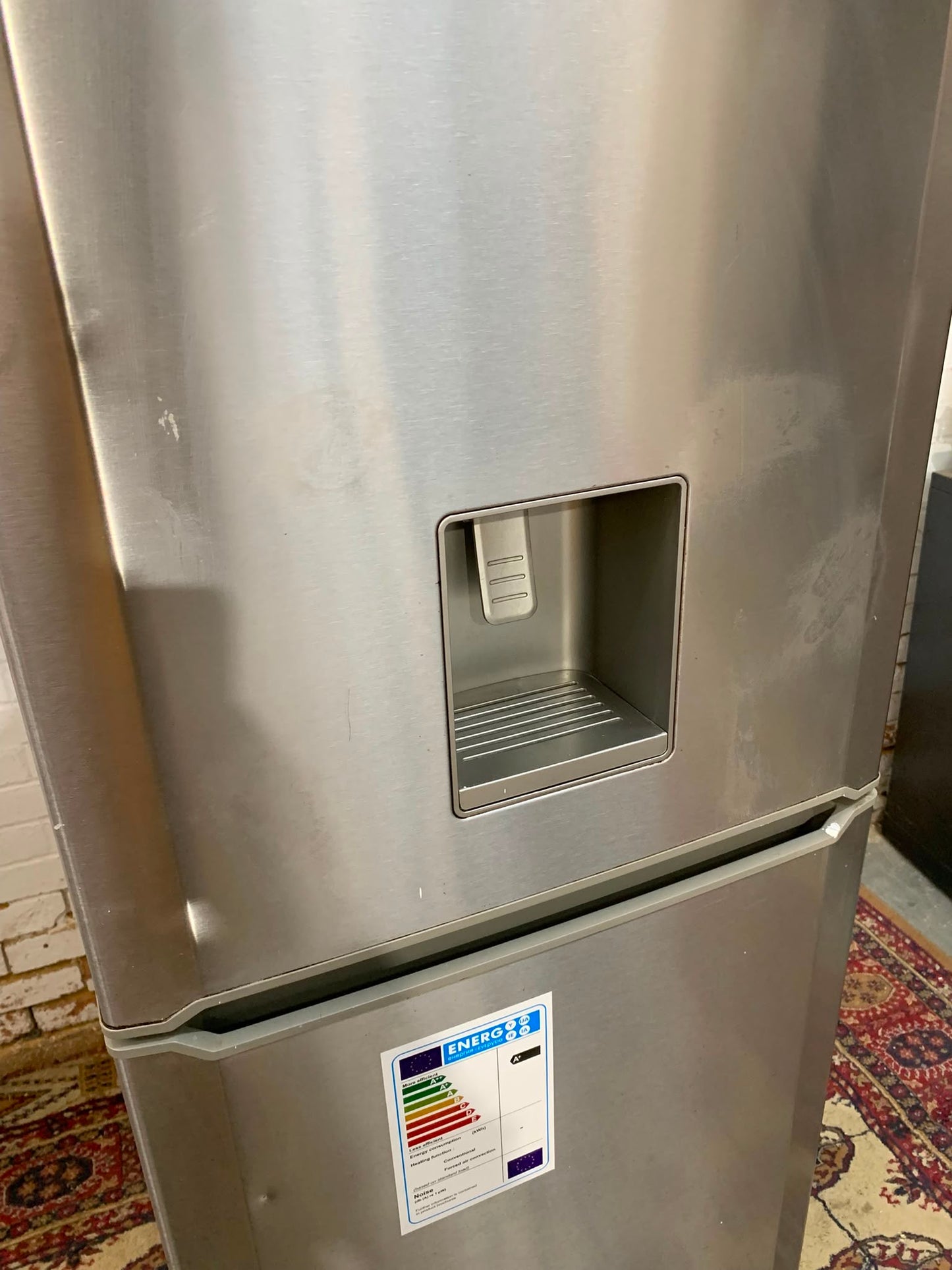 Tall Beko Stainless Steel Fridge Freezer With Water Dispenser For Sale