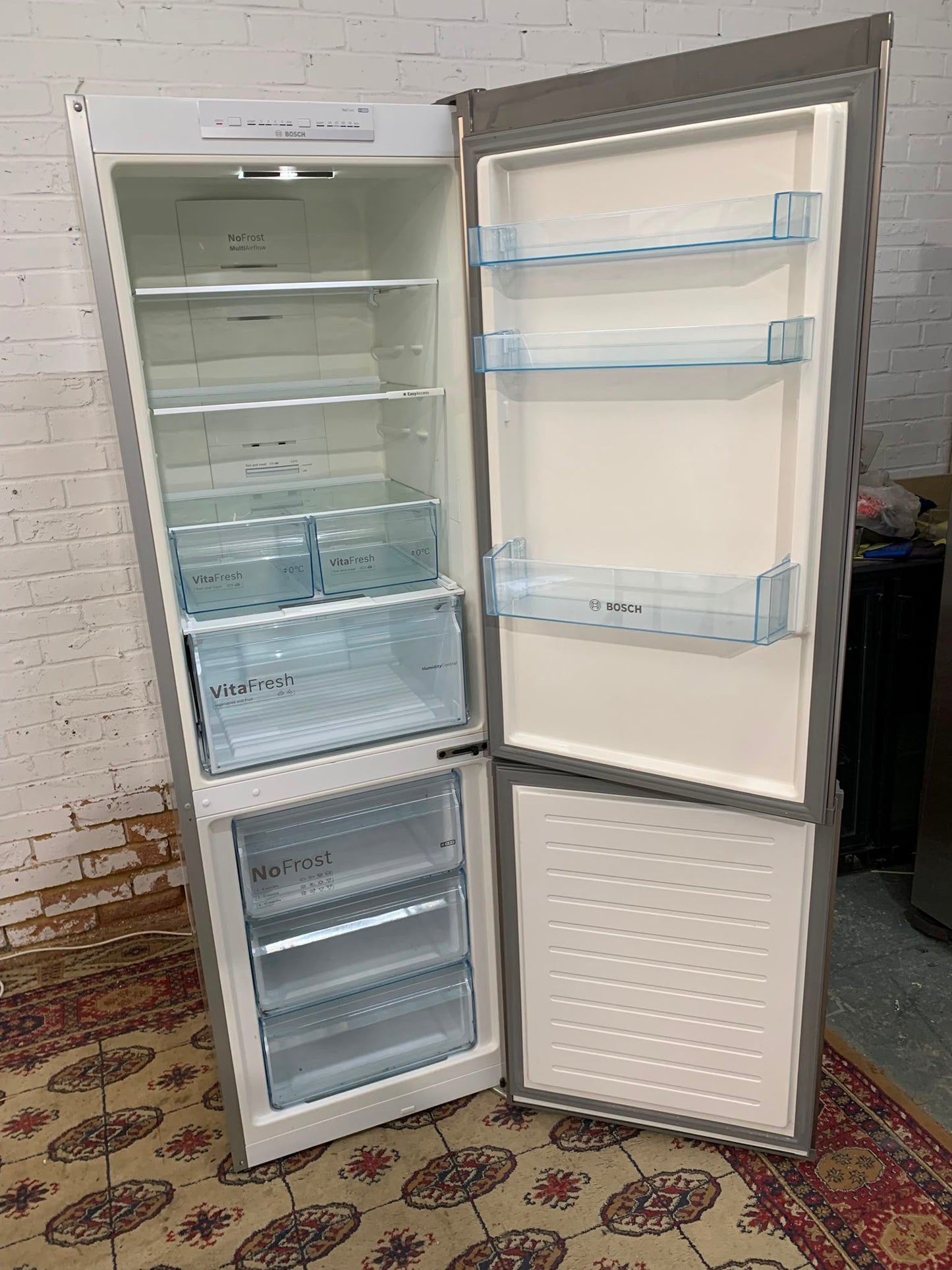 Bosch Stainless Steel Fridge Freezer For Sale