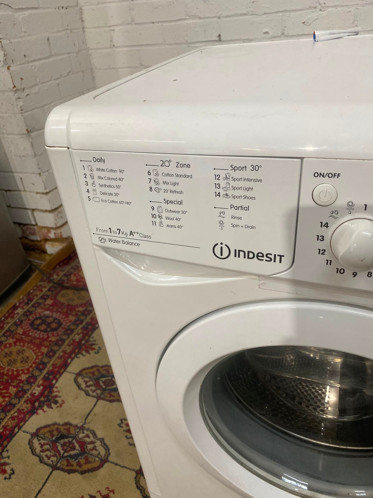 Indesit White 7KG Washing Machine