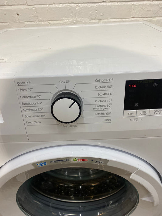 Beautiful Beko White 8KG Washing Machine For Sale