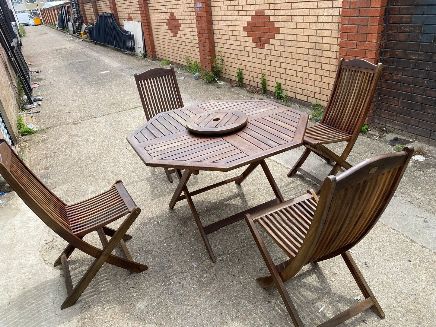 Branded Wooden Table With 4 Chairs For Sale