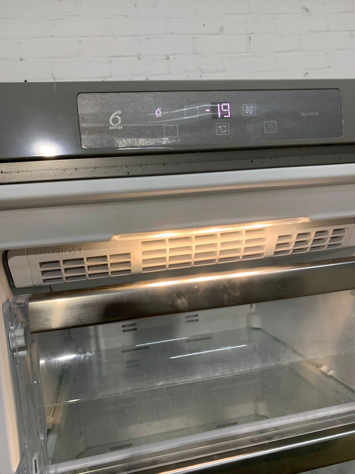 Full Size Whirlpool Stainless Standing Freezer For Sale