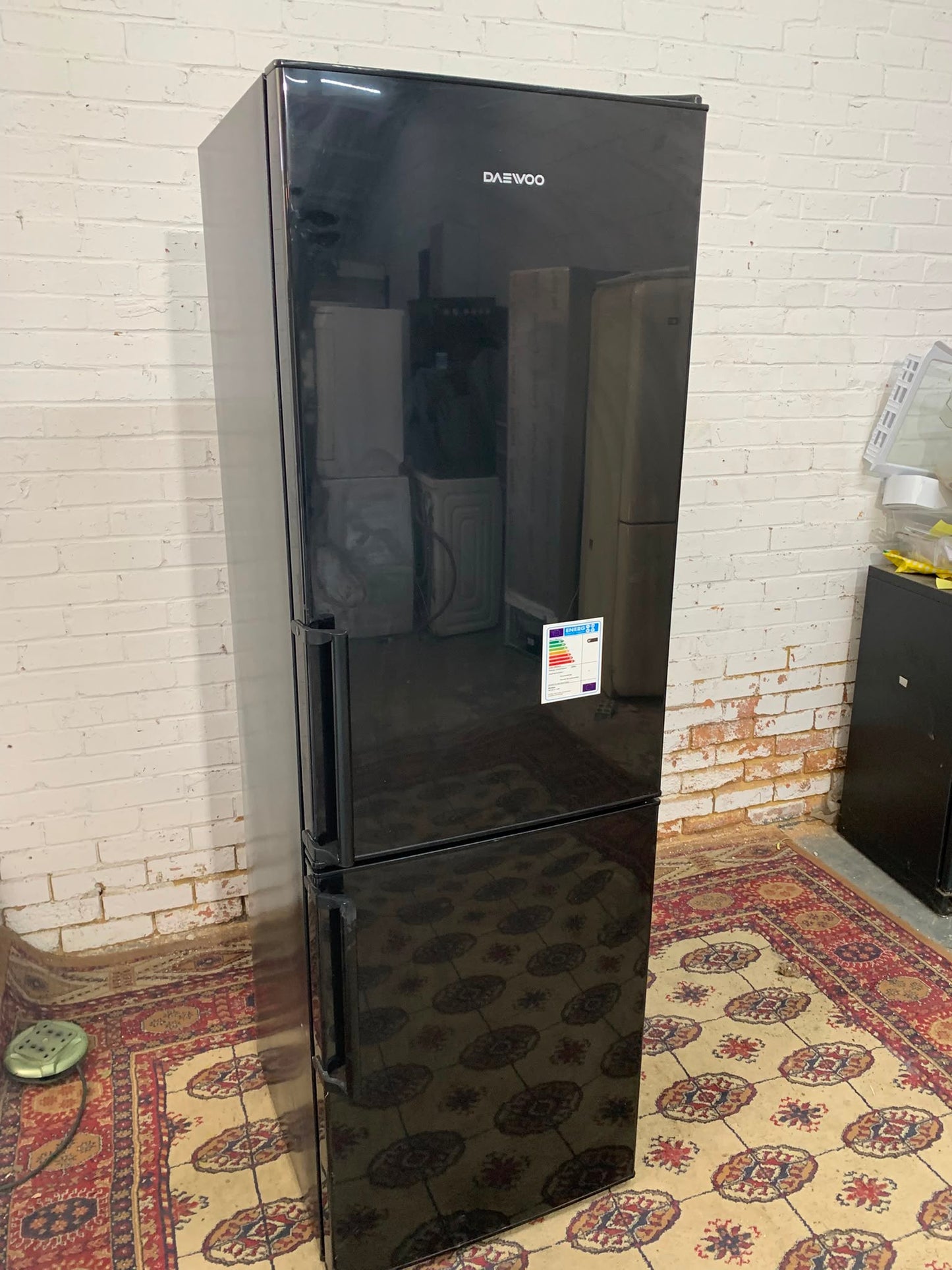 Daewoo Black Fridge Freezer For Sale