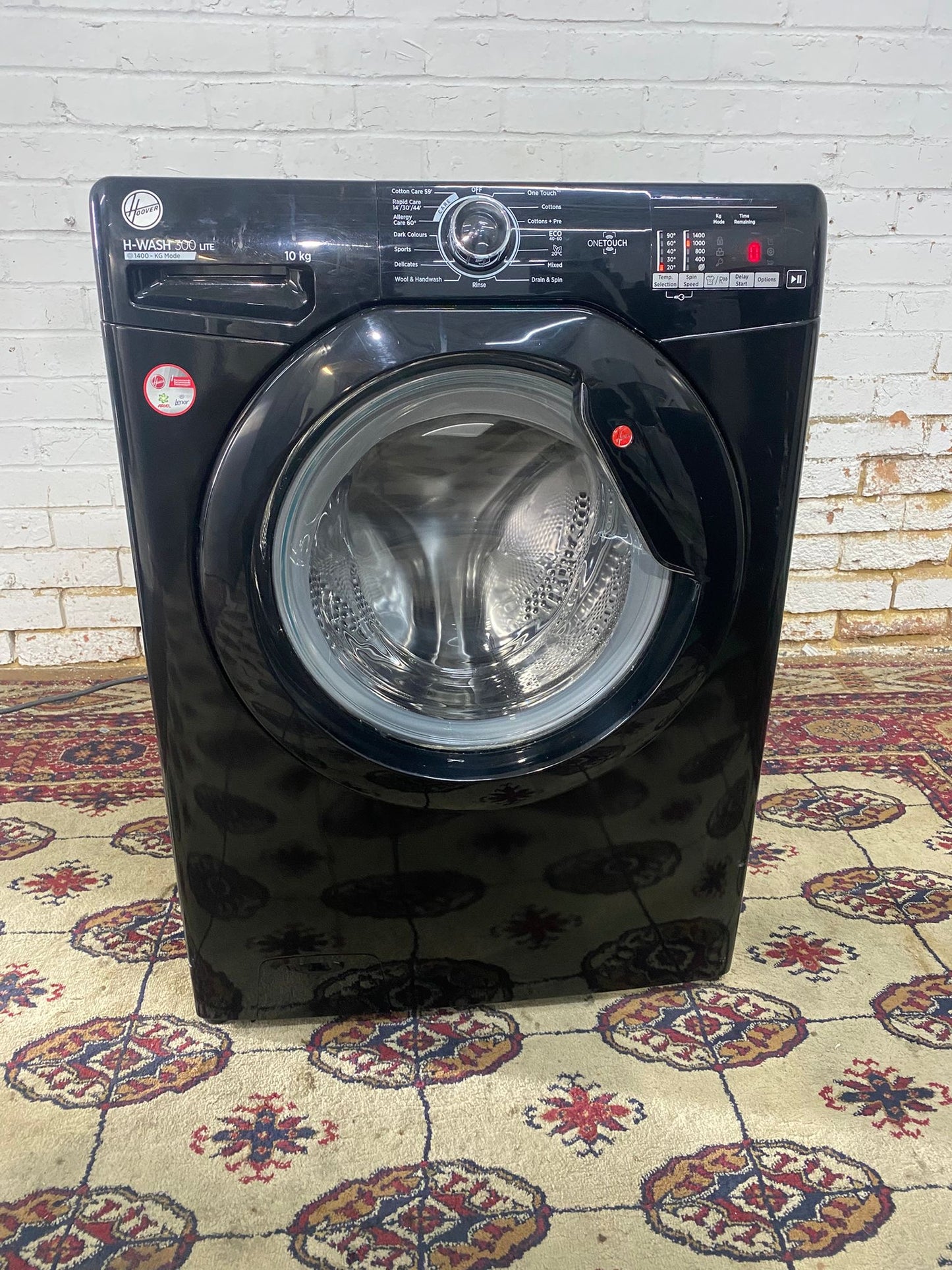 10KG Hoover Black Washing Machine  For Sale