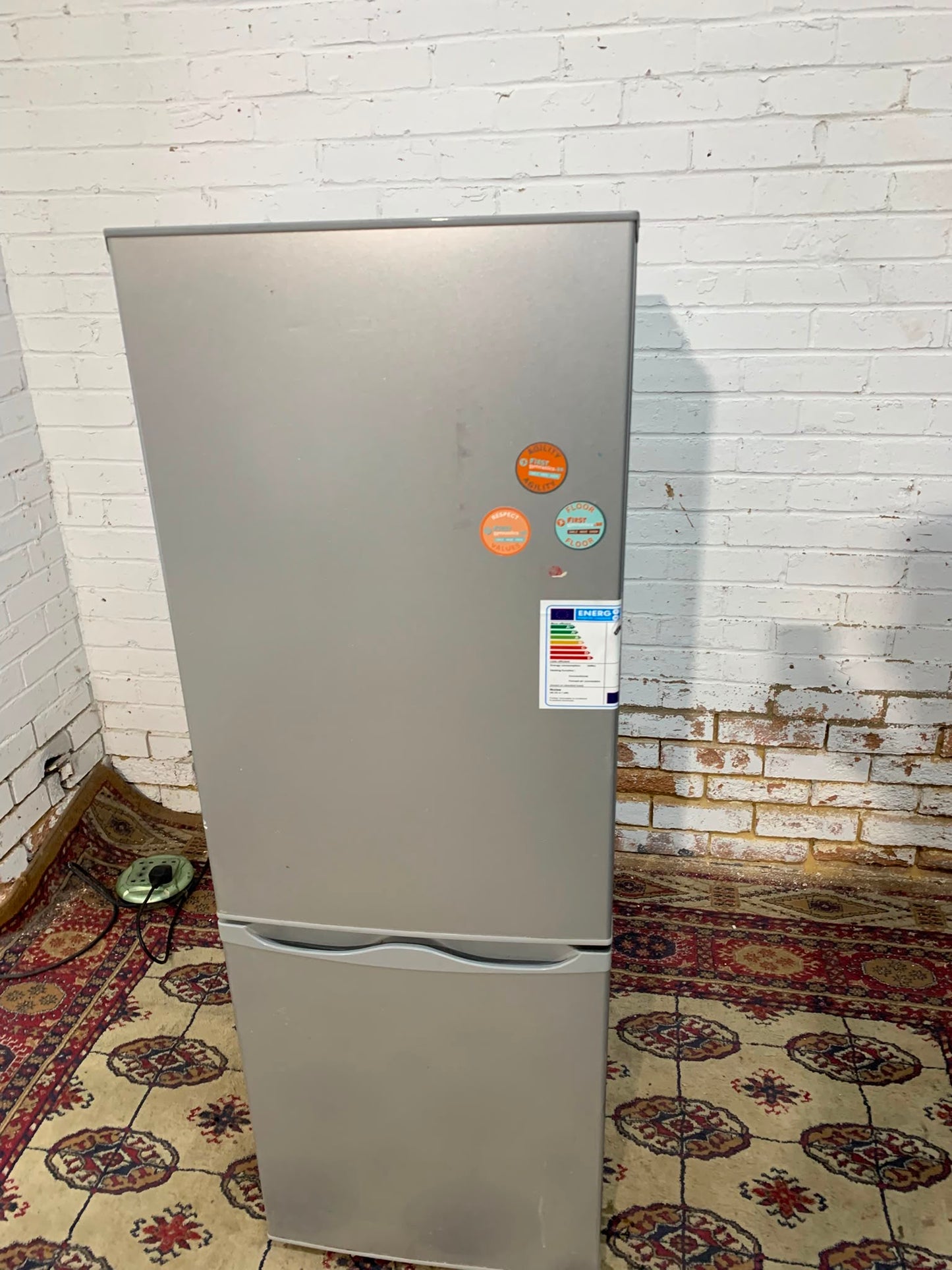 Curreys Grey Medium Fridge Freezer For Sale