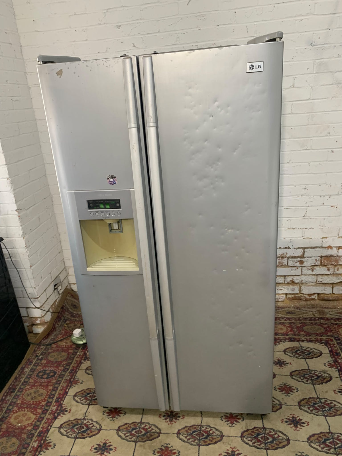 LG Double Door American Plumb In Fridge Freezer
