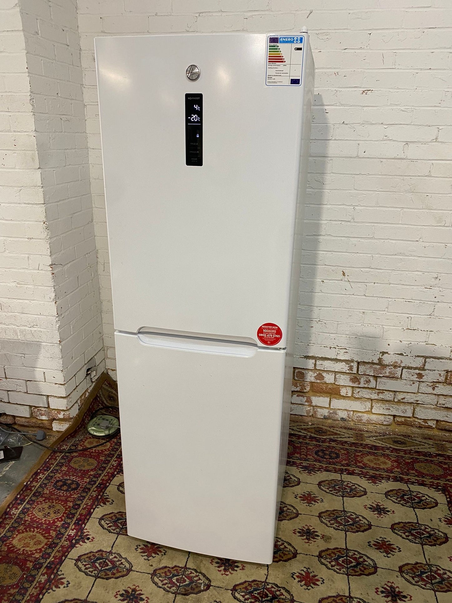 Hoover White Latest Model Fridge Freezer For Sale