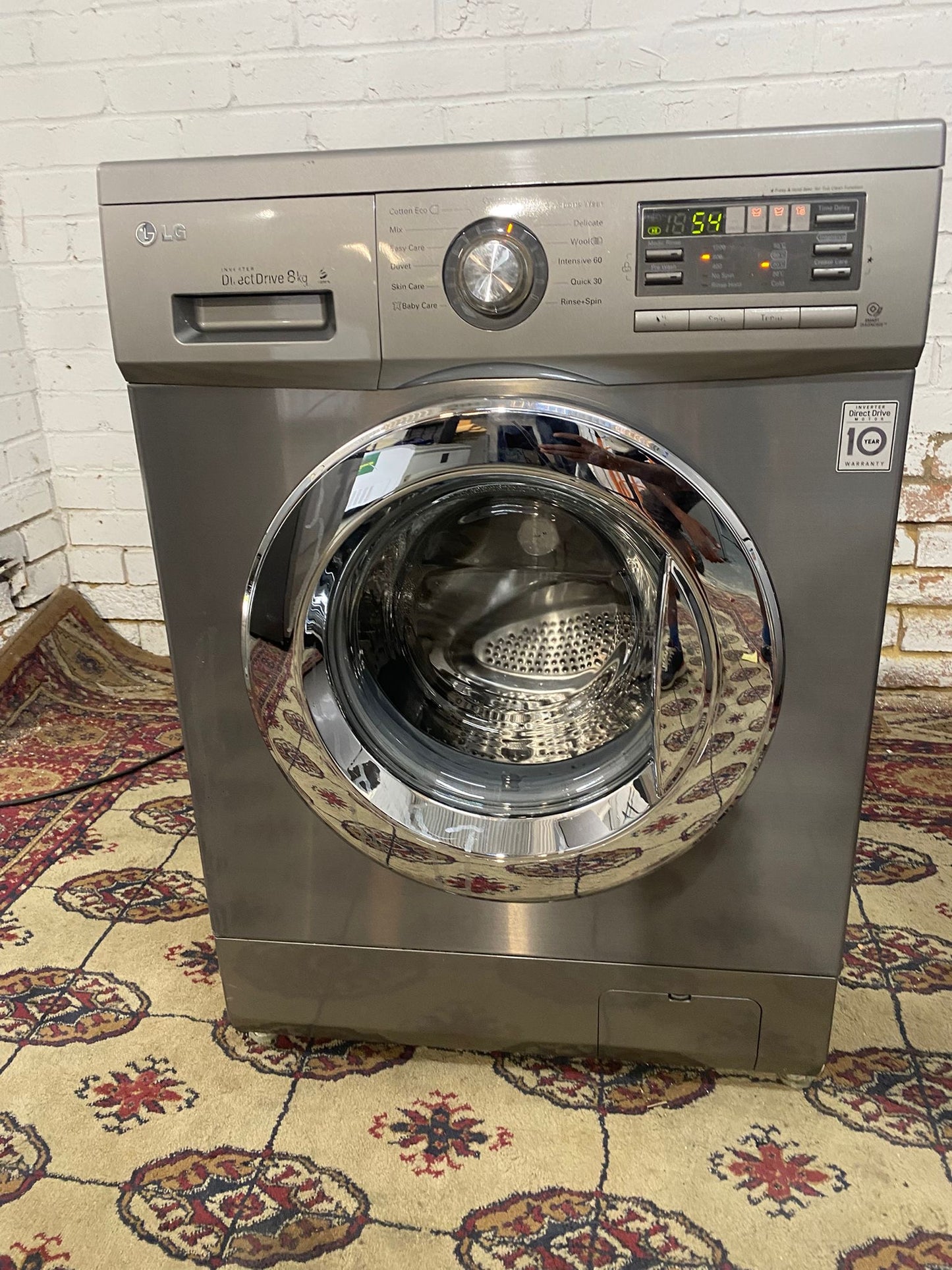 LG 8KG Stainless Steel Direct Drive Washing Machine For Sale