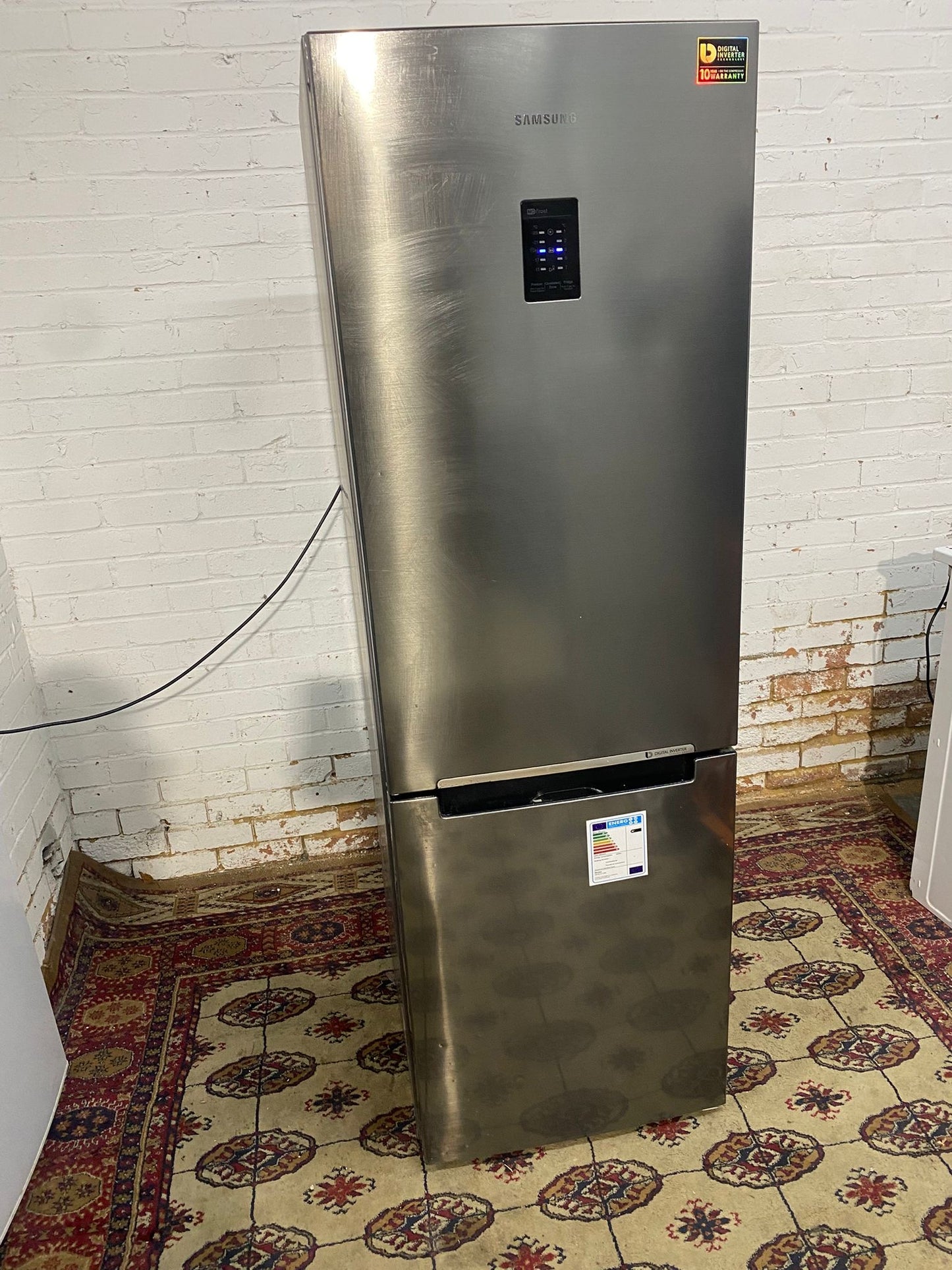 Tall Samsung Stainless Steel Fridge Freezer For Sale